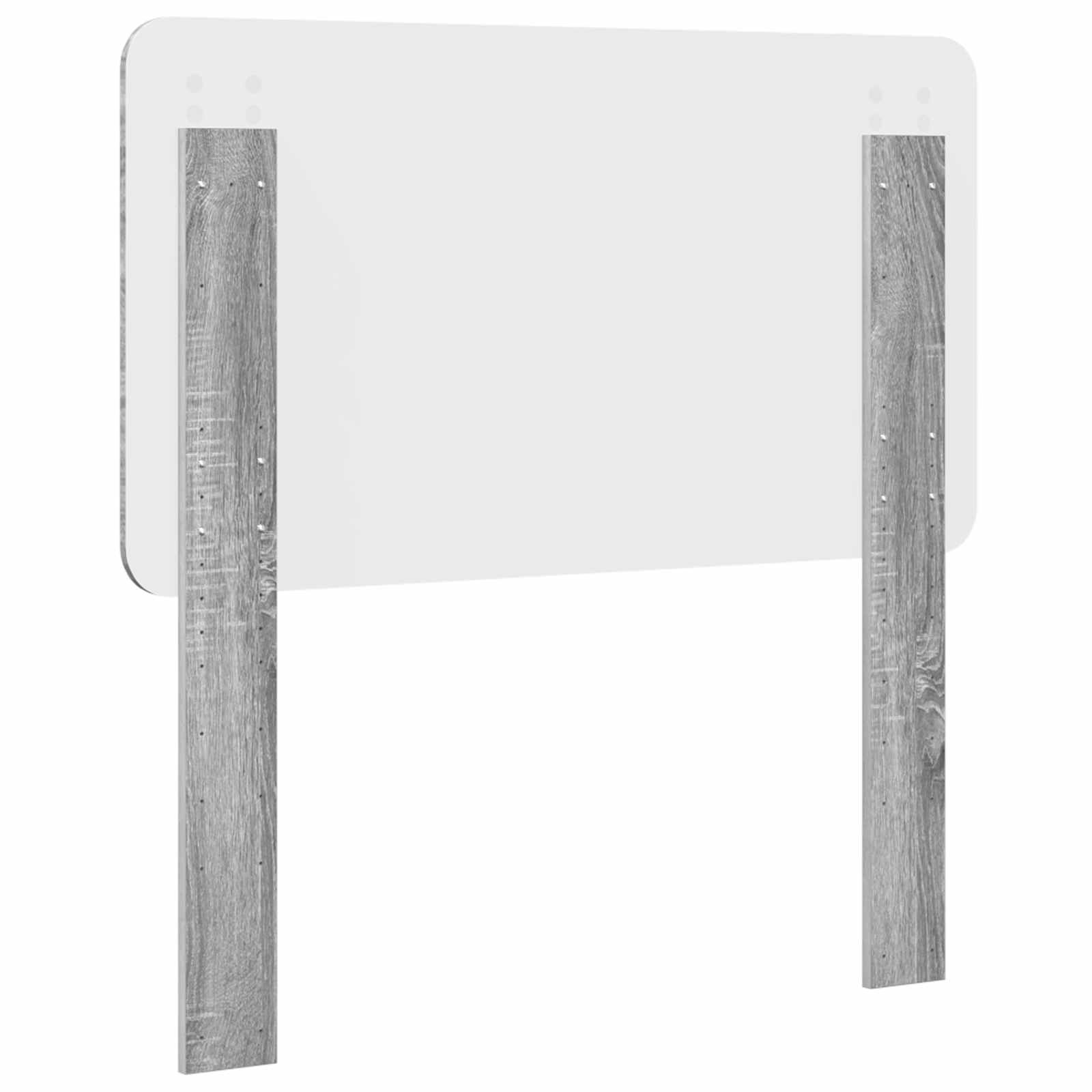Tête de lit Gris Sonoma Bois d'ingénierie - XIOS