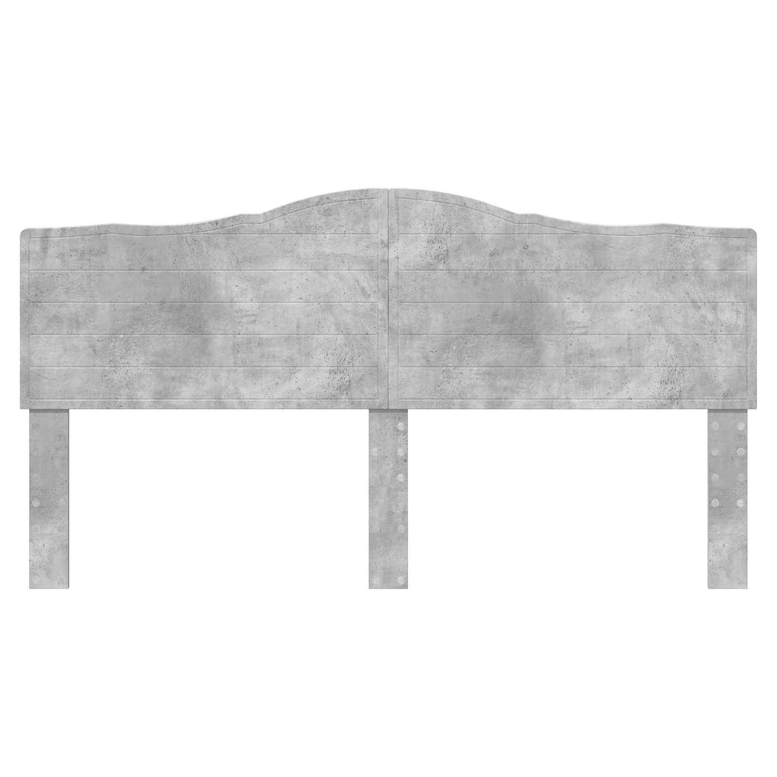 Tête de lit Gris béton Bois d'ingénierie - XIOS