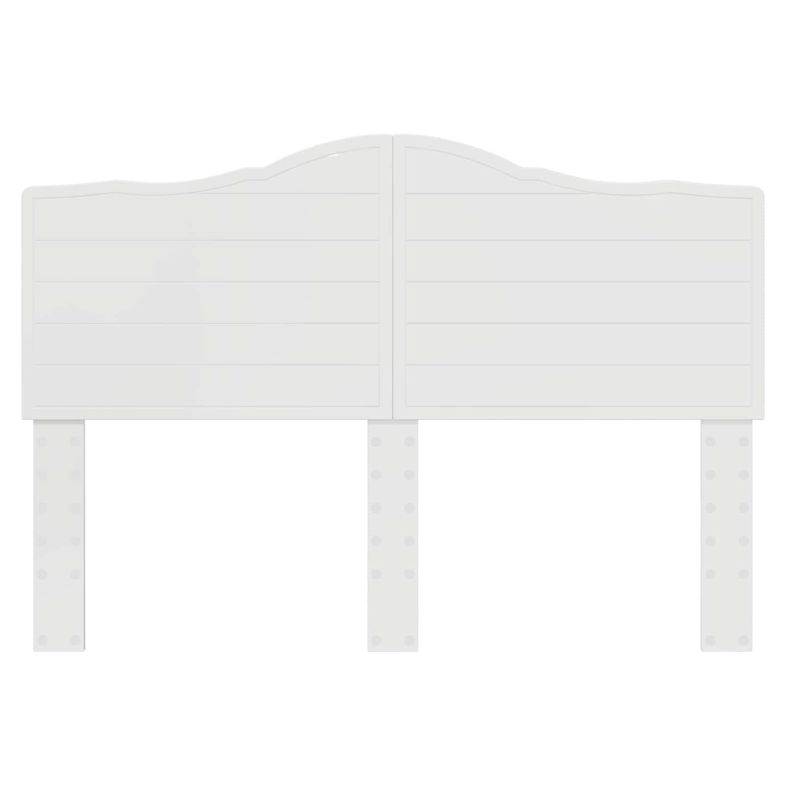 Tête de lit Blanc Brillant Bois d'ingénierie - XIOS