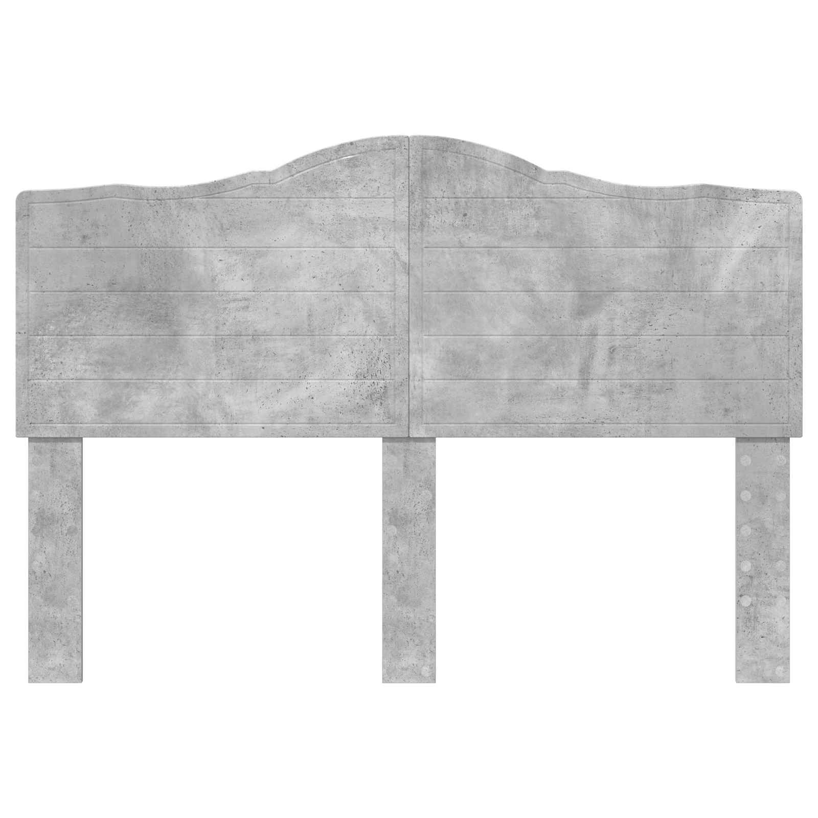 Tête de lit Gris béton Bois d'ingénierie - XIOS