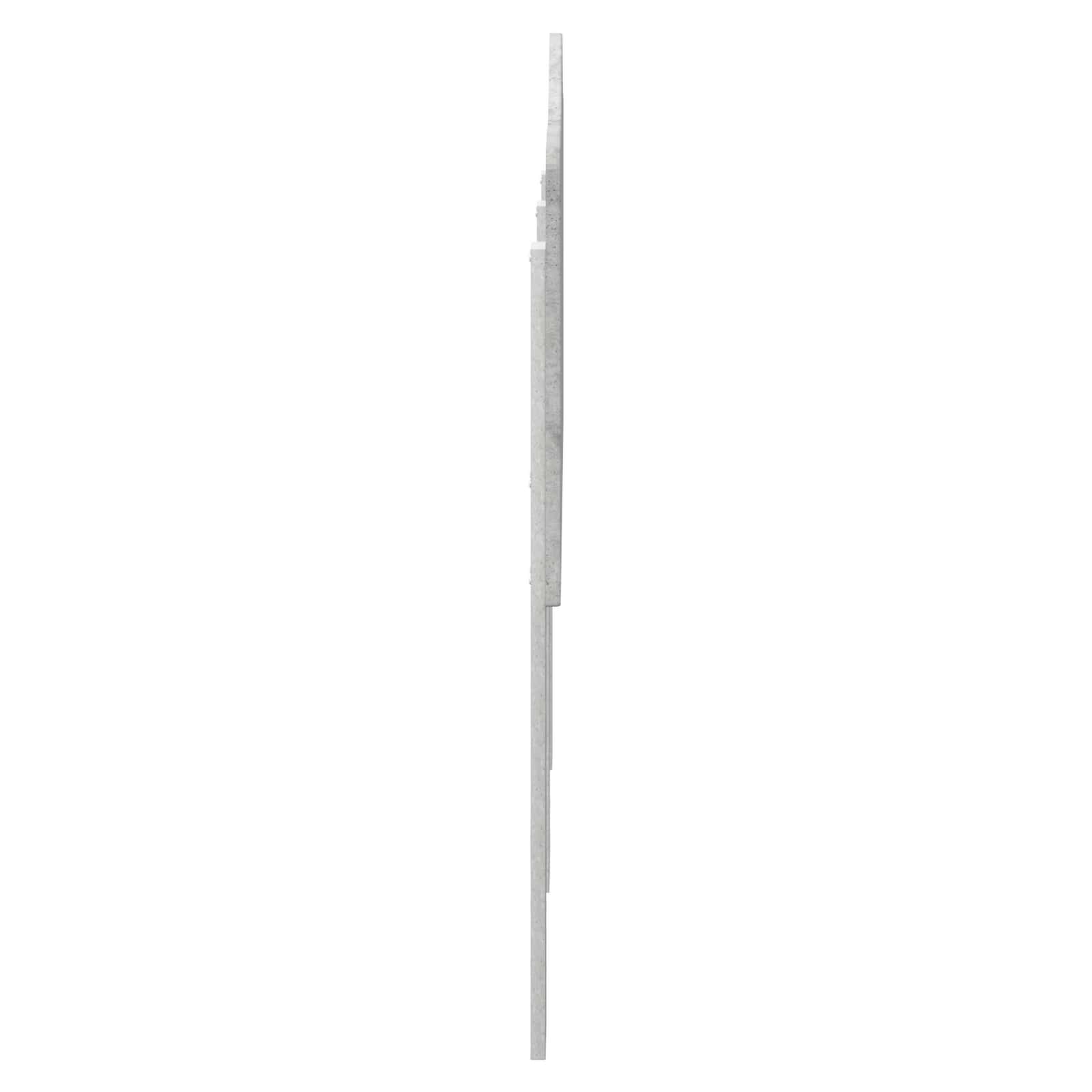 Tête de lit Gris béton Bois d'ingénierie - XIOS