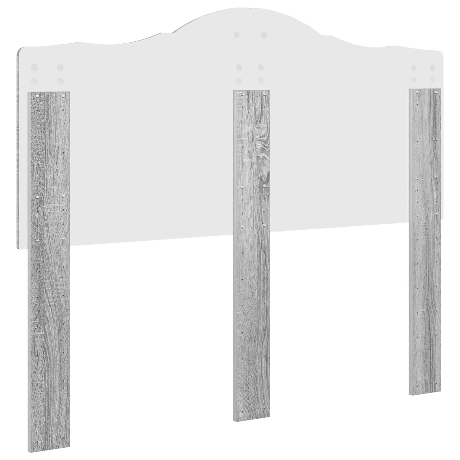 Tête de lit Gris Sonoma Bois d'ingénierie - XIOS