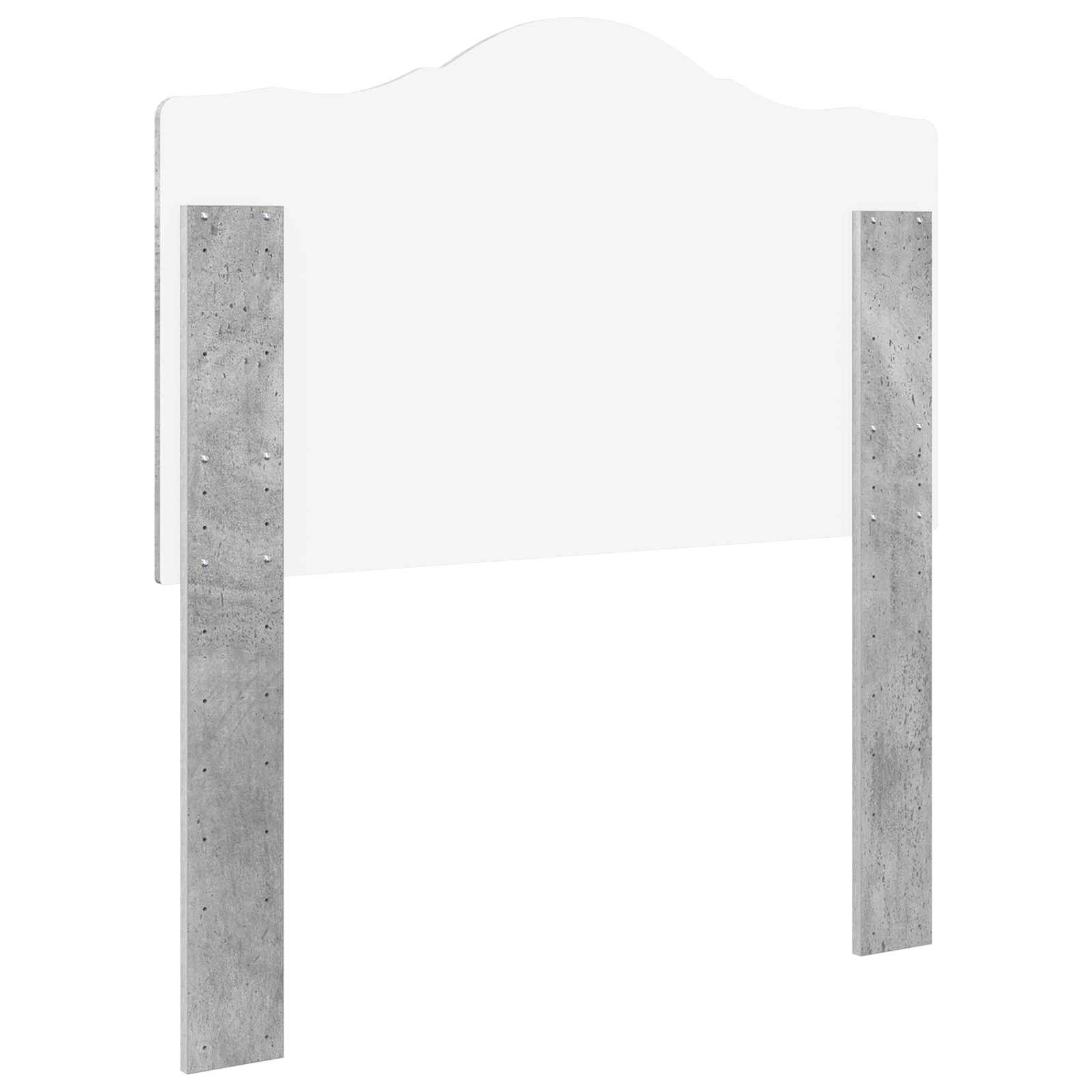 Tête de lit Gris béton Bois d'ingénierie - XIOS