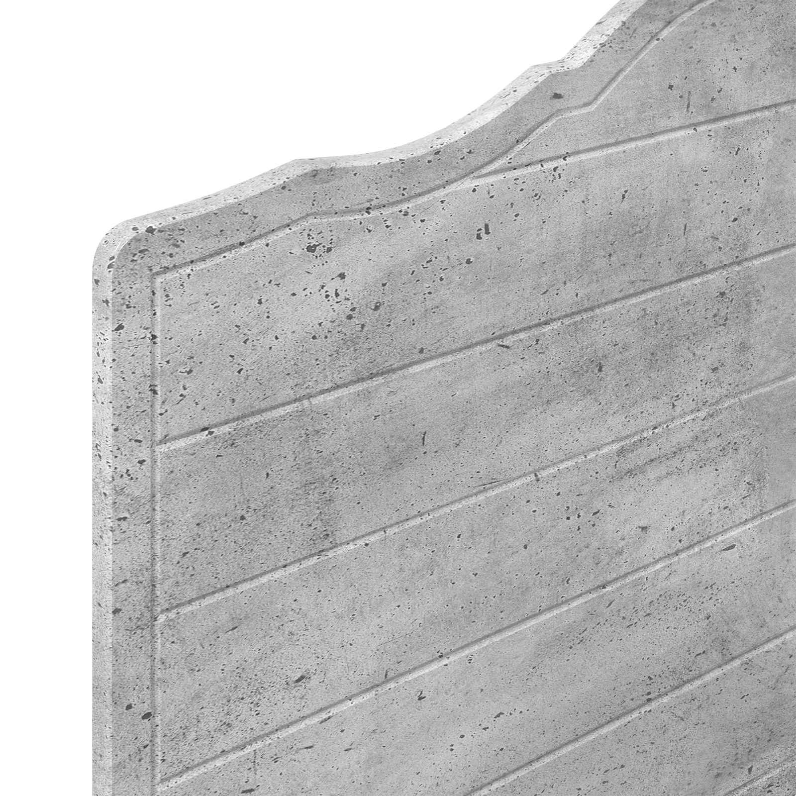 Tête de lit Gris béton Bois d'ingénierie - XIOS