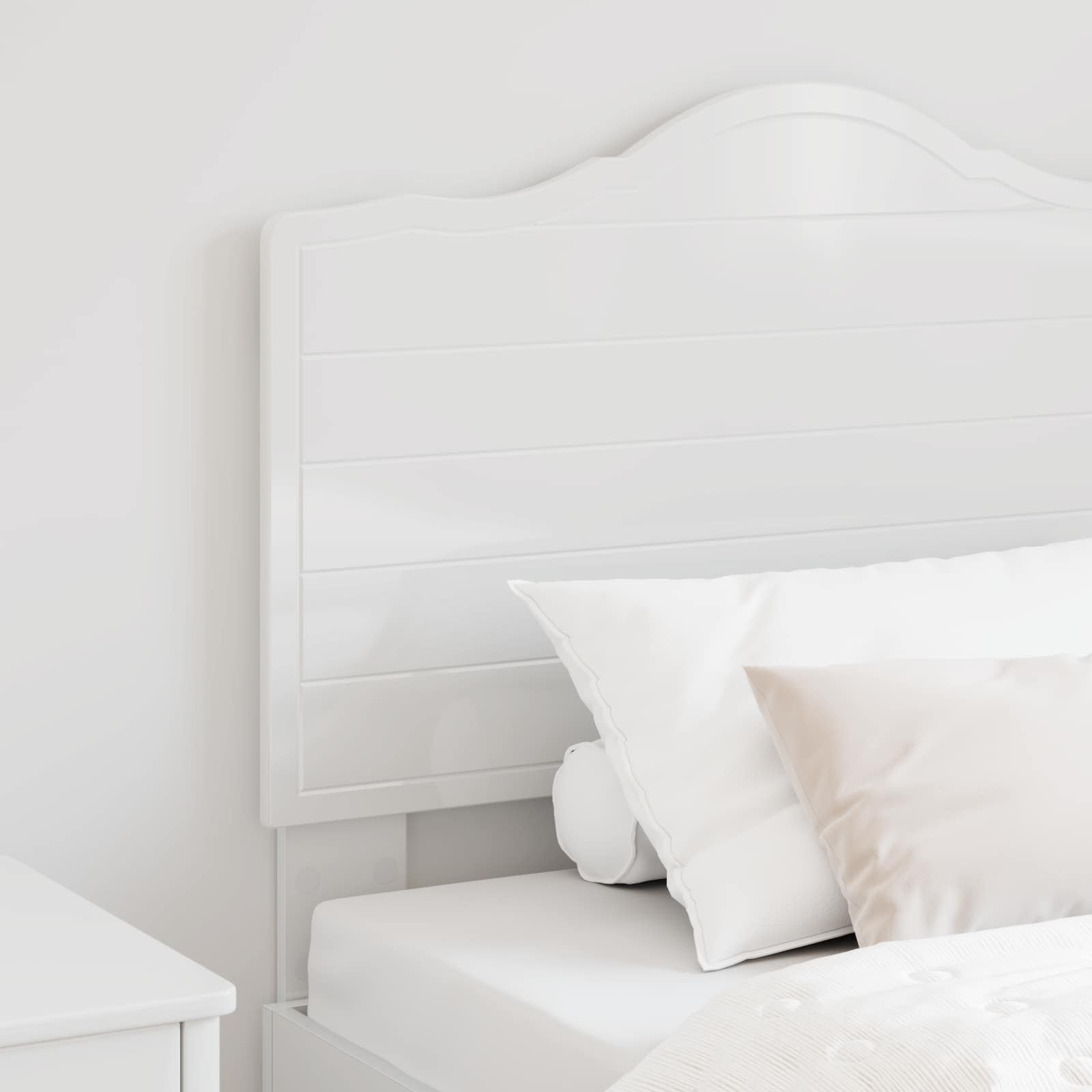 Tête de lit Blanc Brillant Bois d'ingénierie - XIOS
