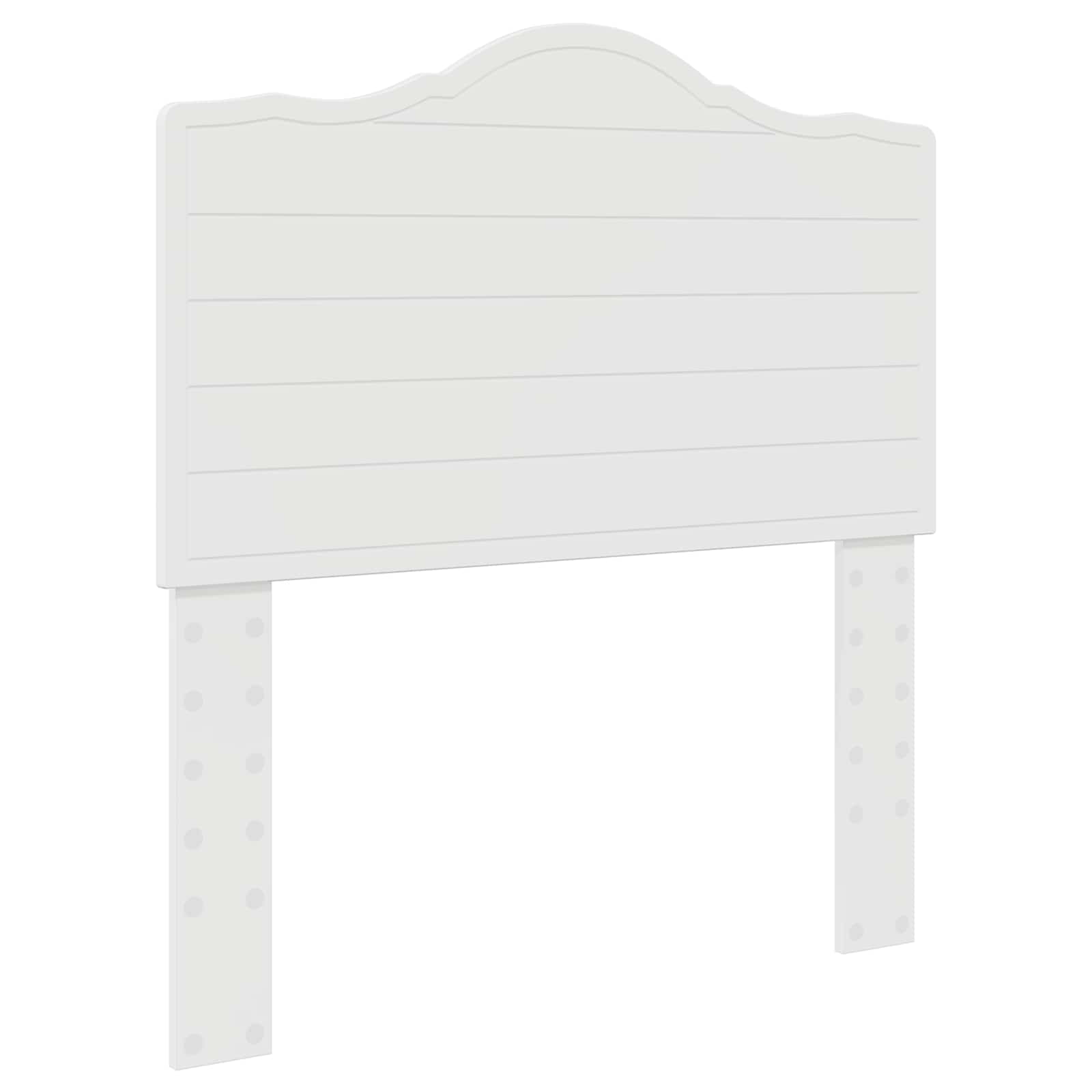 Tête de lit Blanc Brillant Bois d'ingénierie - XIOS