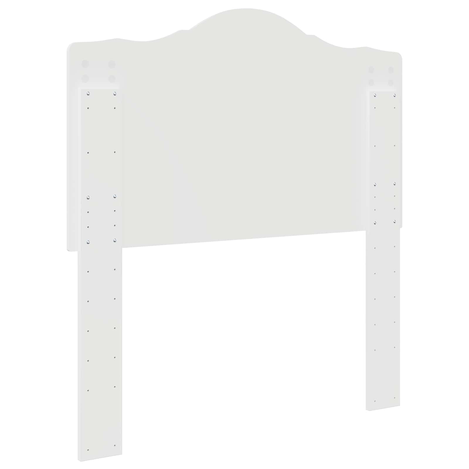 Tête de lit Blanc Brillant Bois d'ingénierie - XIOS