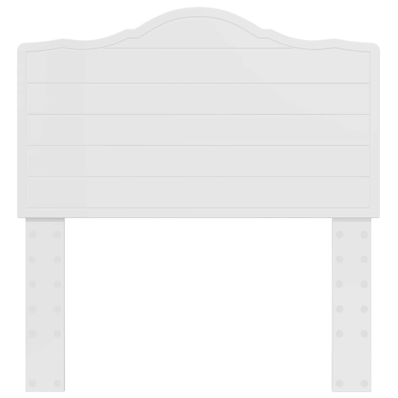Tête de lit Blanc Brillant Bois d'ingénierie - XIOS