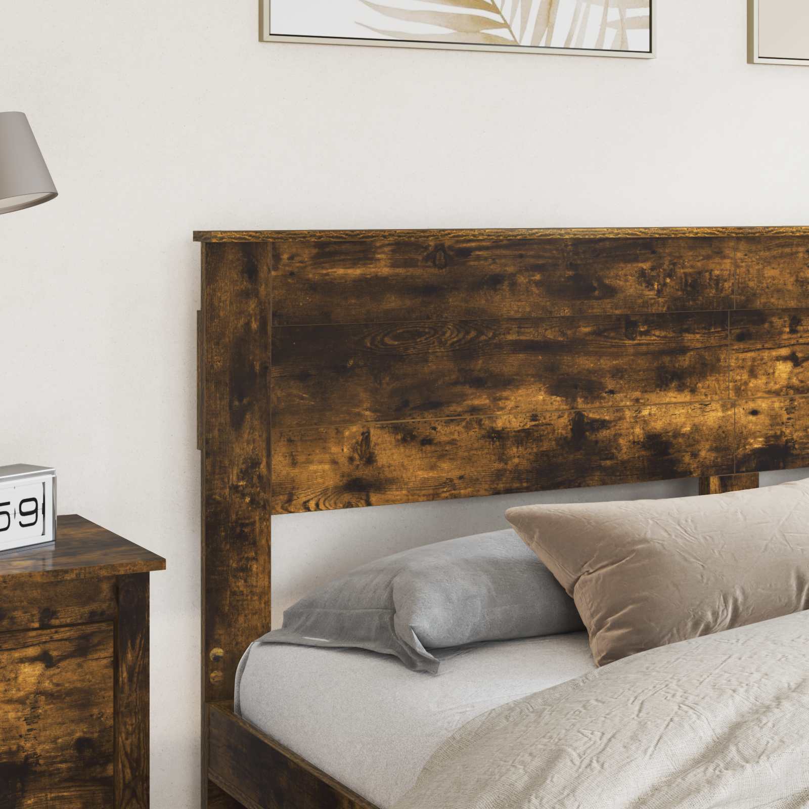 Tête de lit Chêne fumé 200 cm Bois d'ingénierie - XIOS