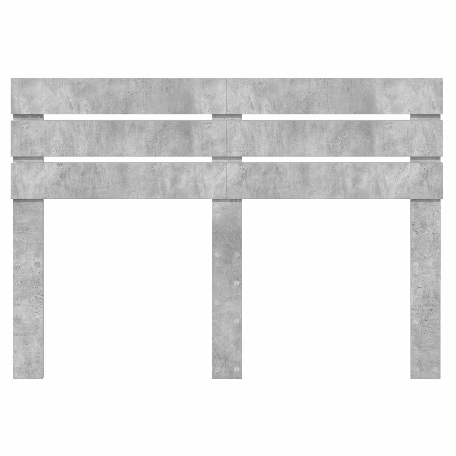 Tête de lit Gris béton Bois d'ingénierie - XIOS