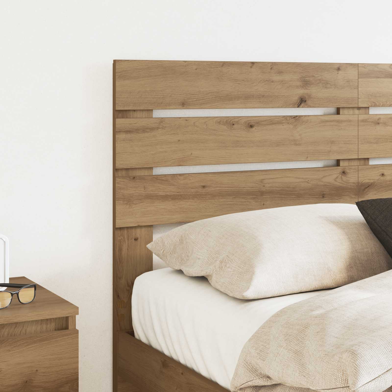 Tête de lit Chêne artisanal Bois d'ingénierie