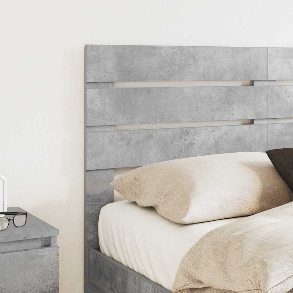 Tête de lit Gris béton 135 cm Bois d'ingénierie - XIOS