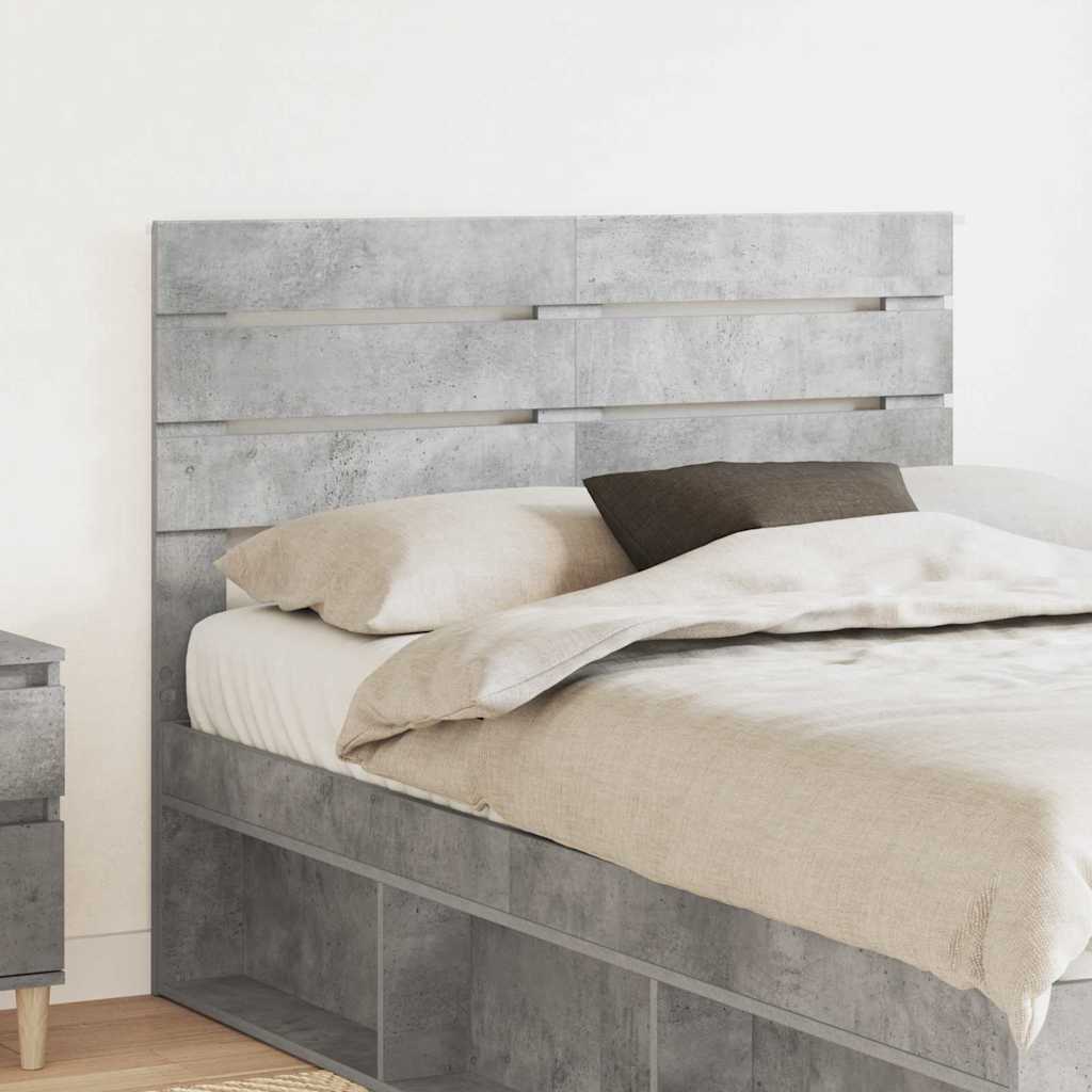 Tête de lit Gris béton 135 cm Bois d'ingénierie - XIOS