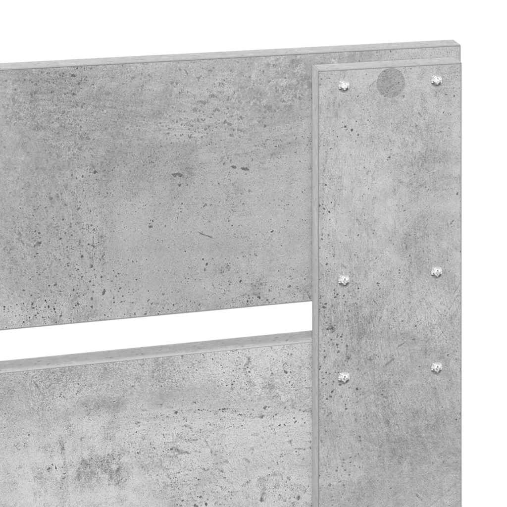 Tête de lit Gris béton 100 cm Bois d'ingénierie - XIOS