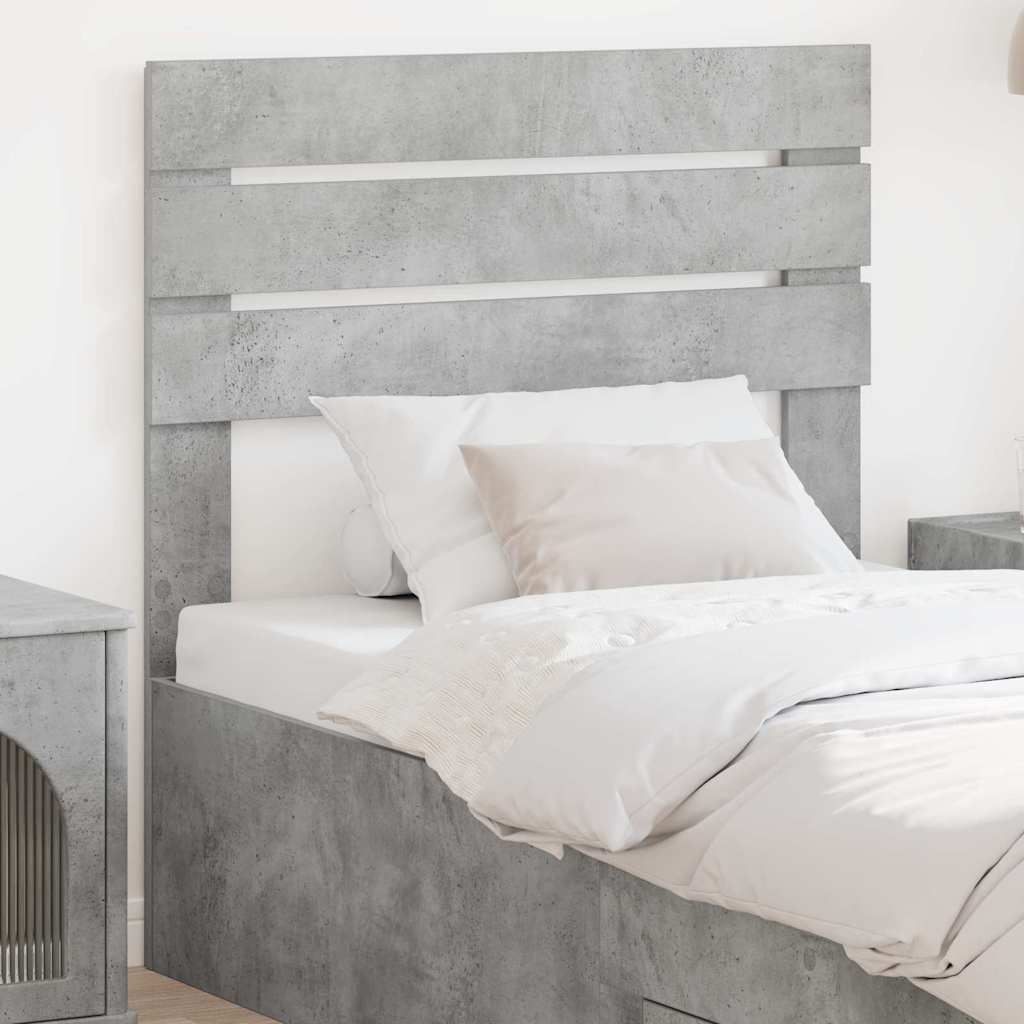 Tête de lit Gris béton 100 cm Bois d'ingénierie - XIOS