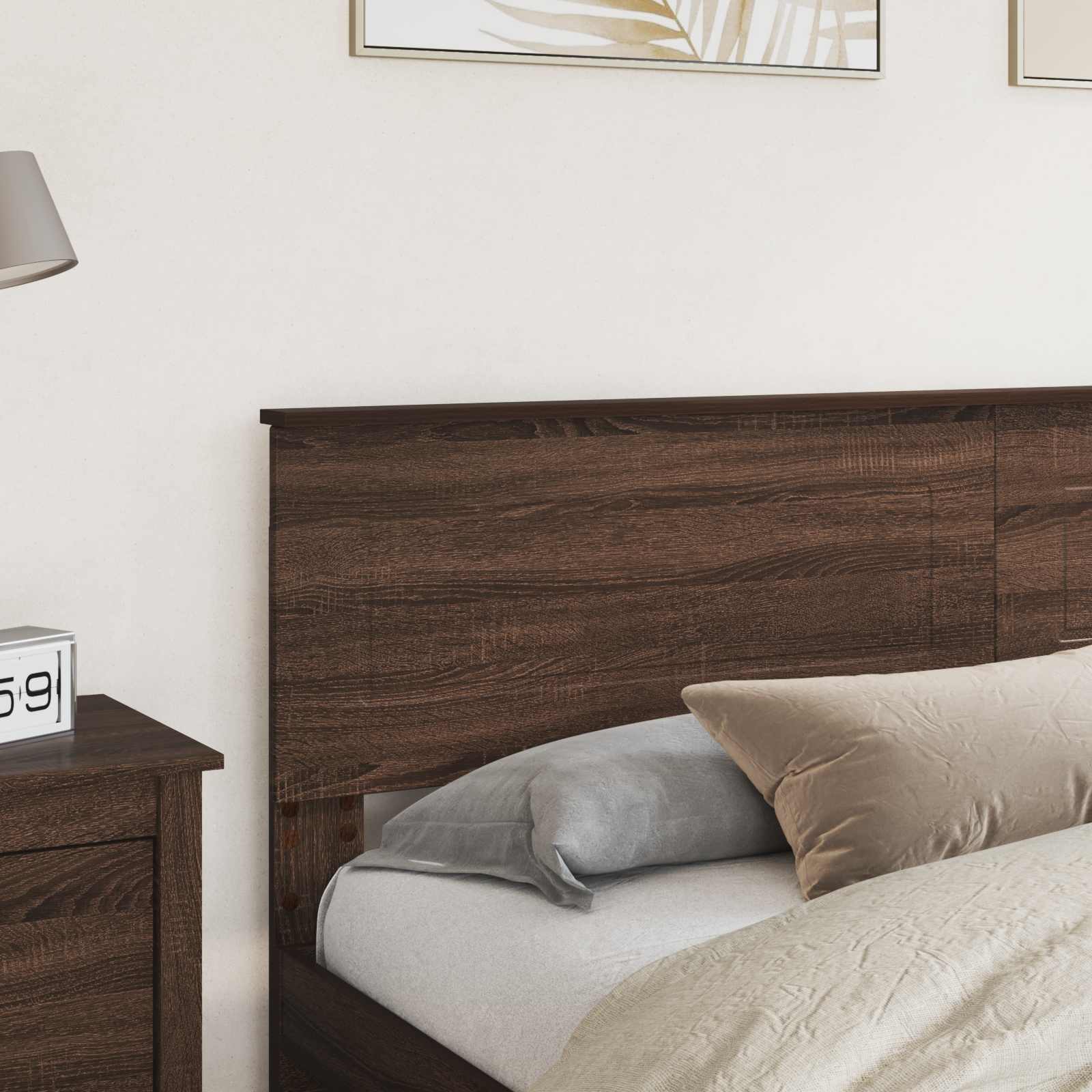 Tête de lit Chêne brun 200 cm Bois d'ingénierie - XIOS