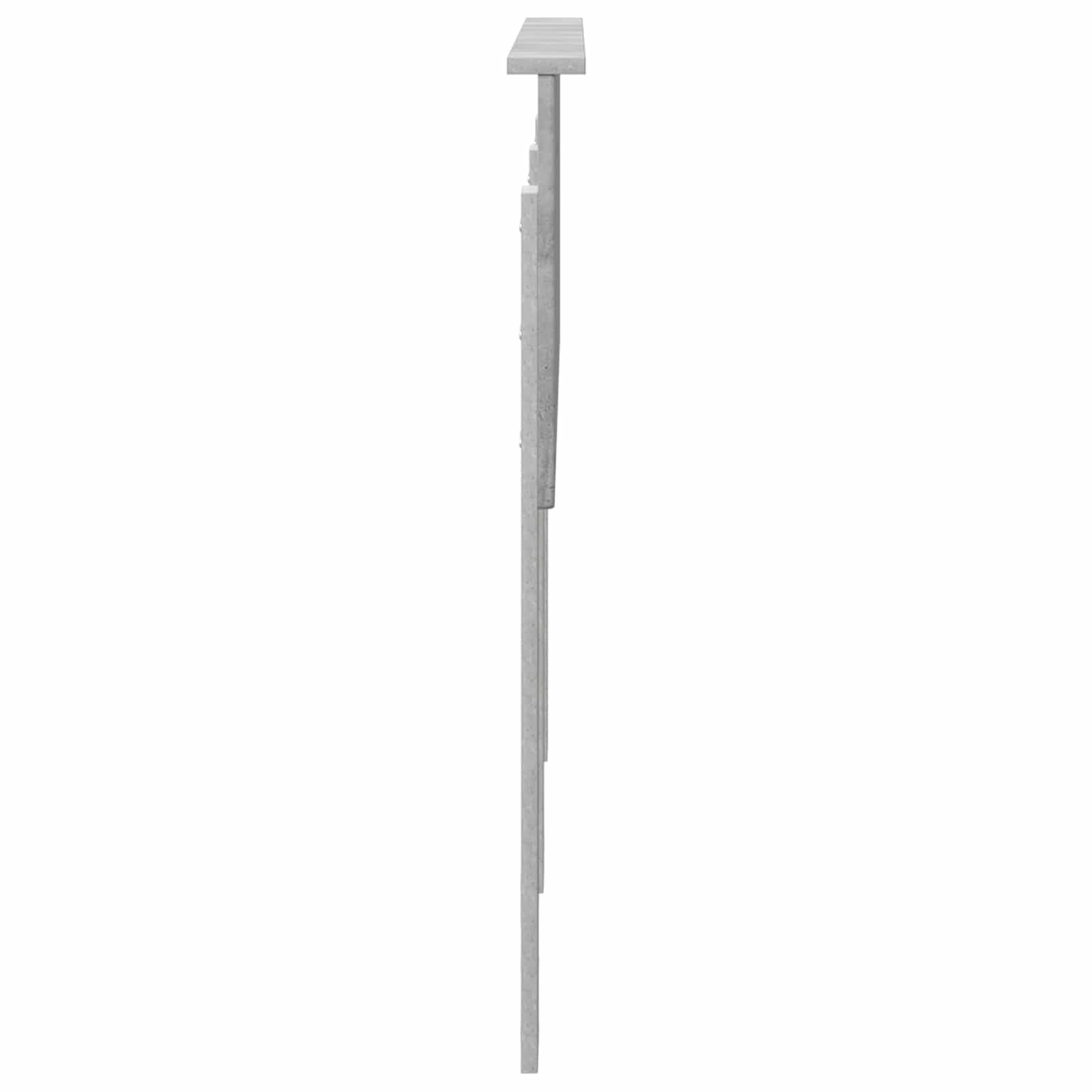 Tête de lit Gris béton Bois d'ingénierie - XIOS