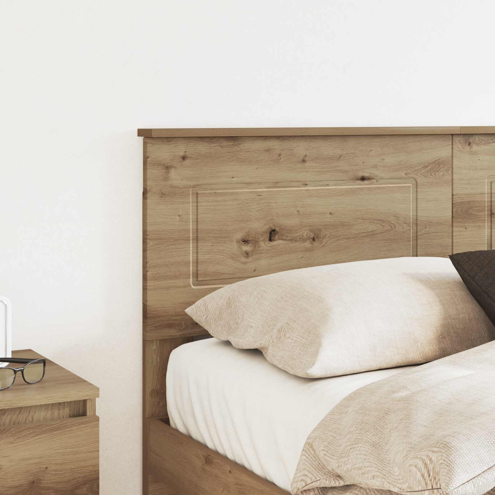 Tête de lit Chêne artisanal Bois d'ingénierie - XIOS