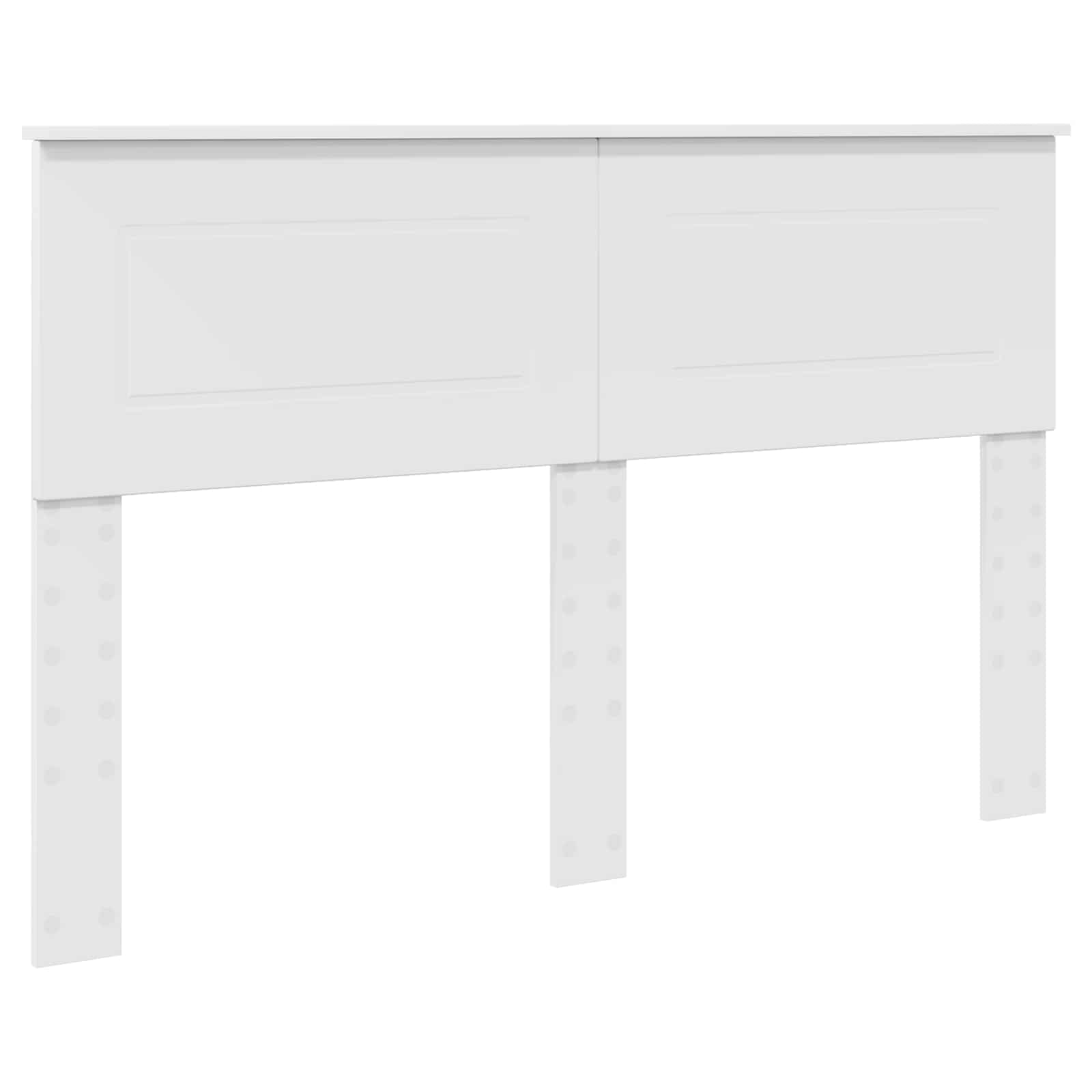 Tête de lit avec tête de lit Blanc 150 cm Bois d'ingénierie - XIOS