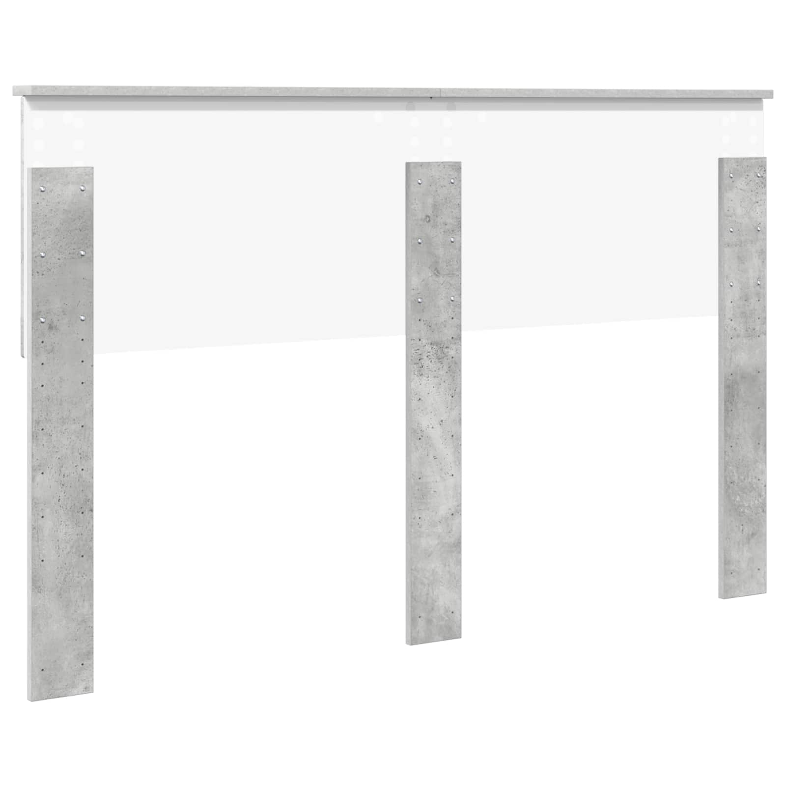 Tête de lit Gris béton Bois d'ingénierie - XIOS