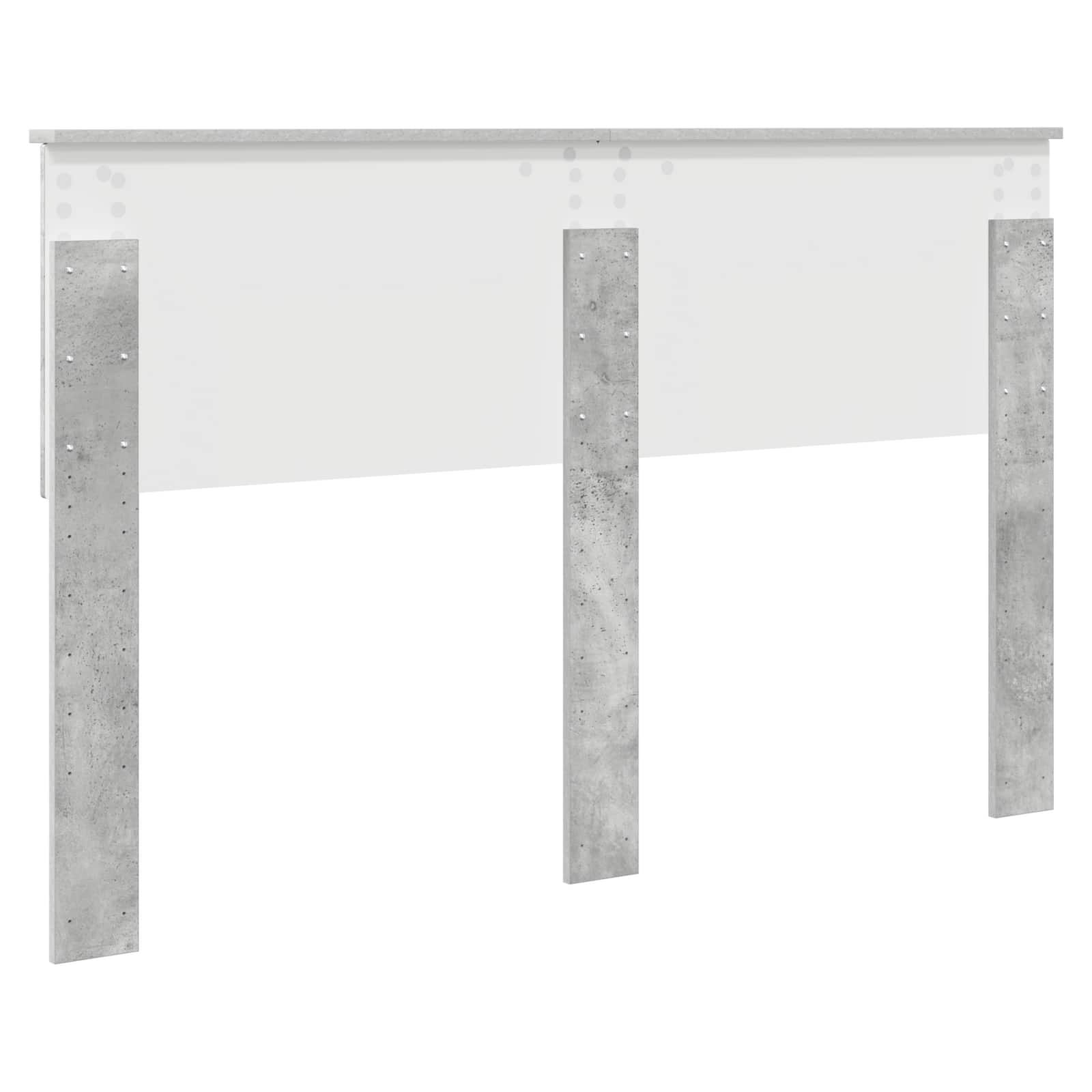 Tête de lit Gris béton 140 cm Bois d'ingénierie - XIOS