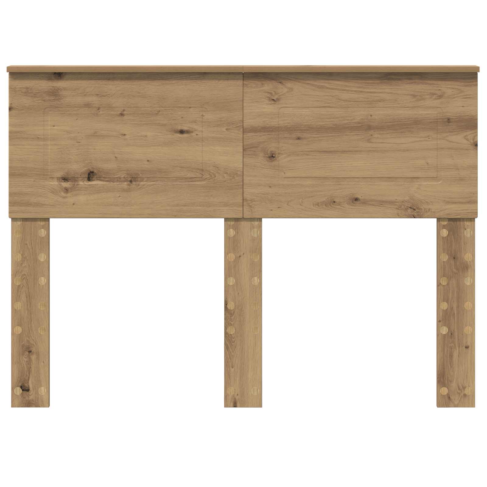 Tête de lit Chêne artisanal 135 cm Bois d'ingénierie - XIOS
