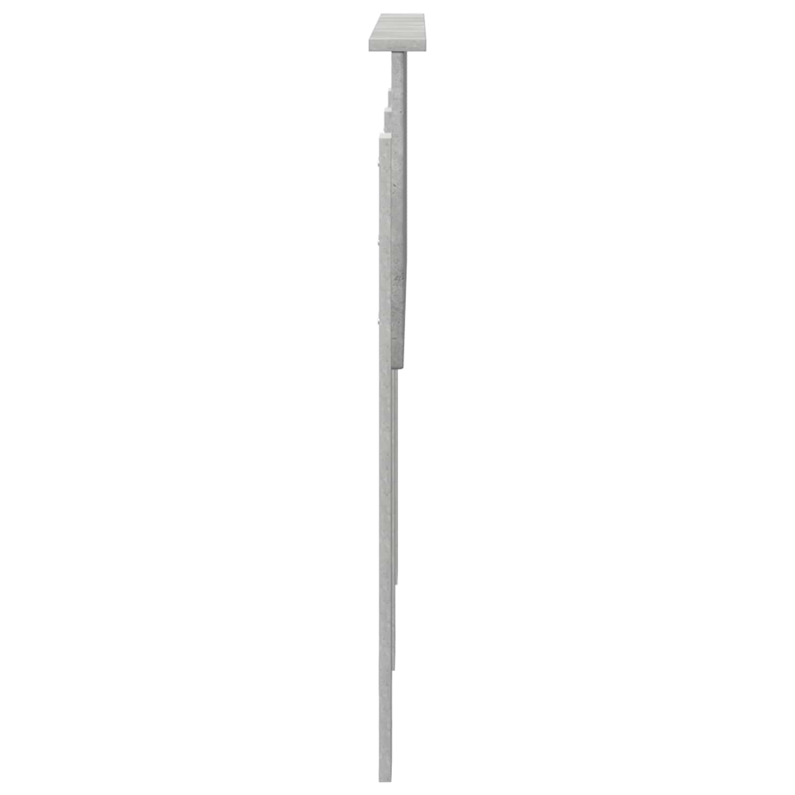 Tête de lit Gris béton Bois d'ingénierie - XIOS