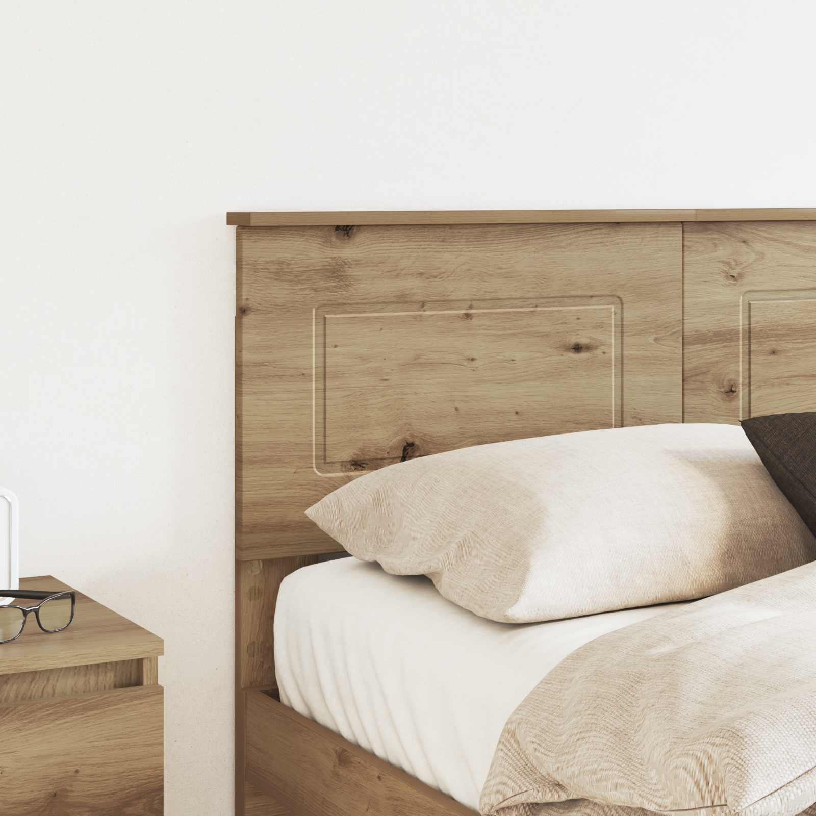Tête de lit Chêne artisanal Bois d'ingénierie - XIOS