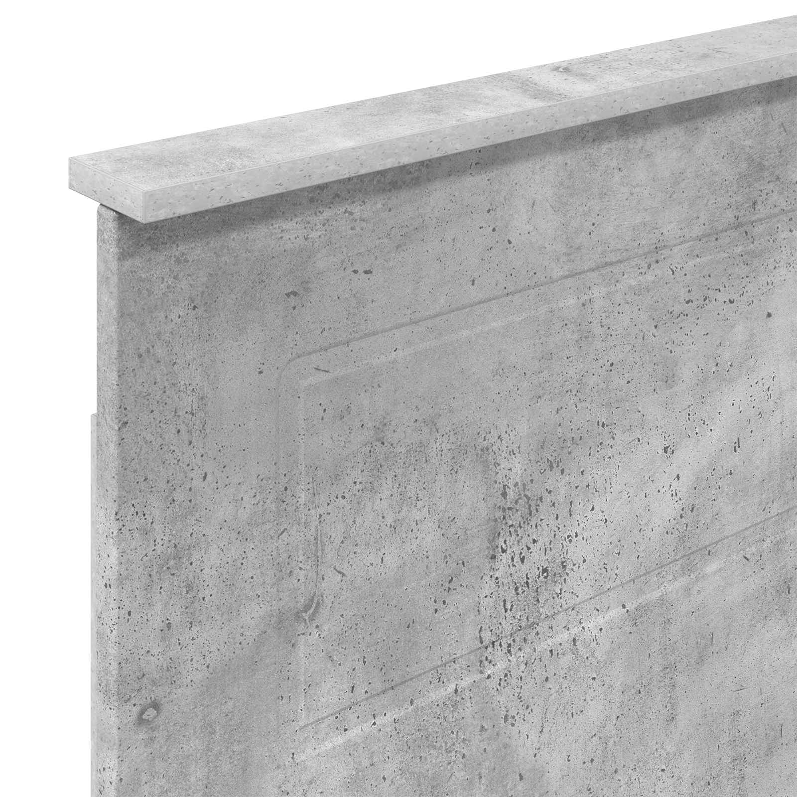 Tête de lit Gris béton 100 cm Bois d'ingénierie - XIOS