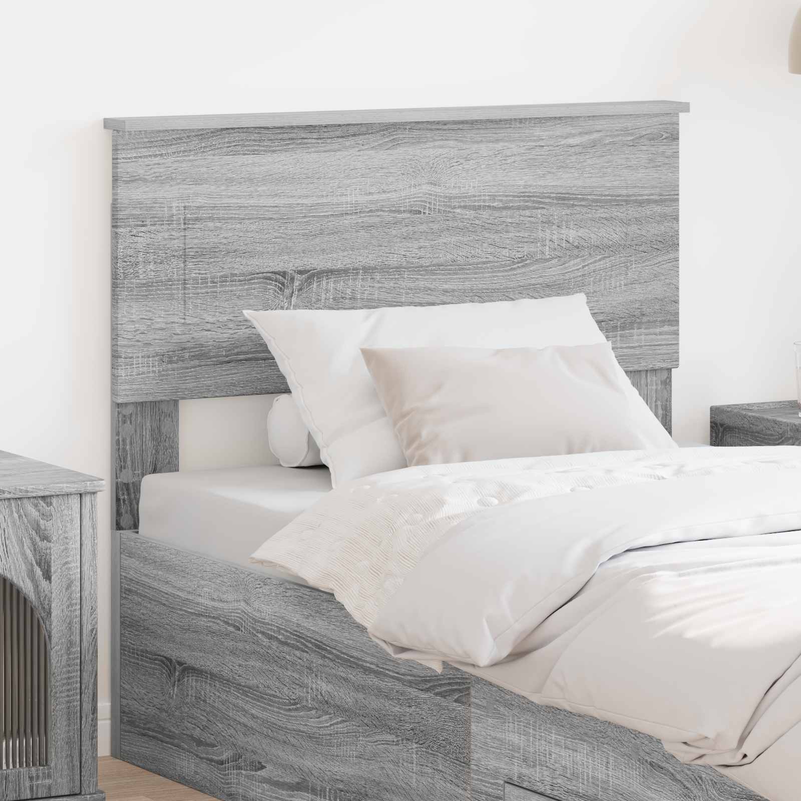 Tête de lit Gris Sonoma 100 cm Bois d'ingénierie - XIOS