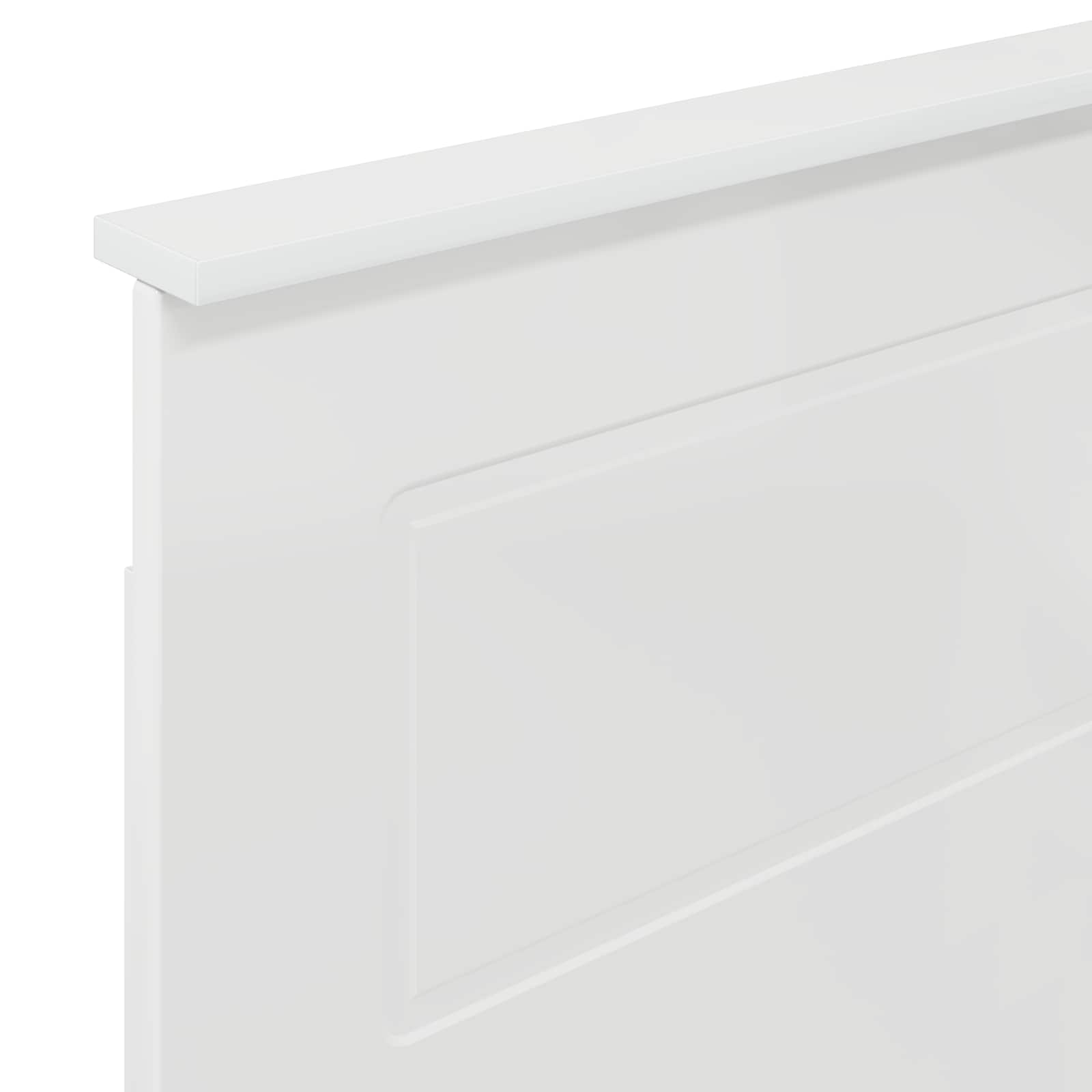 Tête de lit Blanc Brillant 90 cm Bois d'ingénierie - XIOS