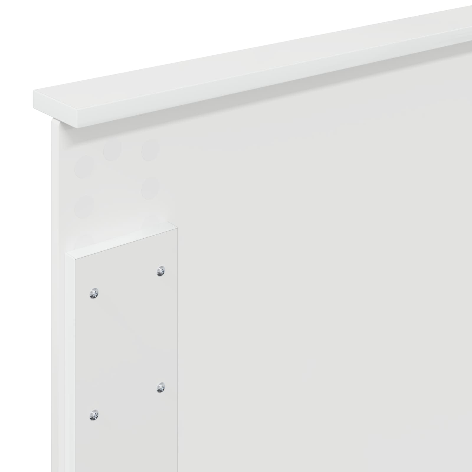 Tête de lit Blanc Brillant 90 cm Bois d'ingénierie - XIOS