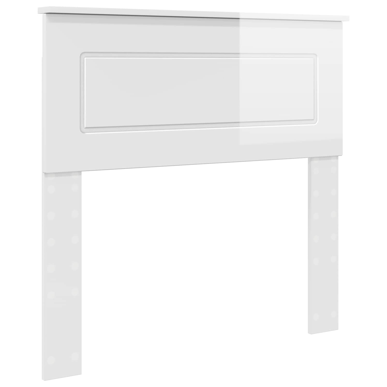 Tête de lit Blanc Brillant Bois d'ingénierie - XIOS