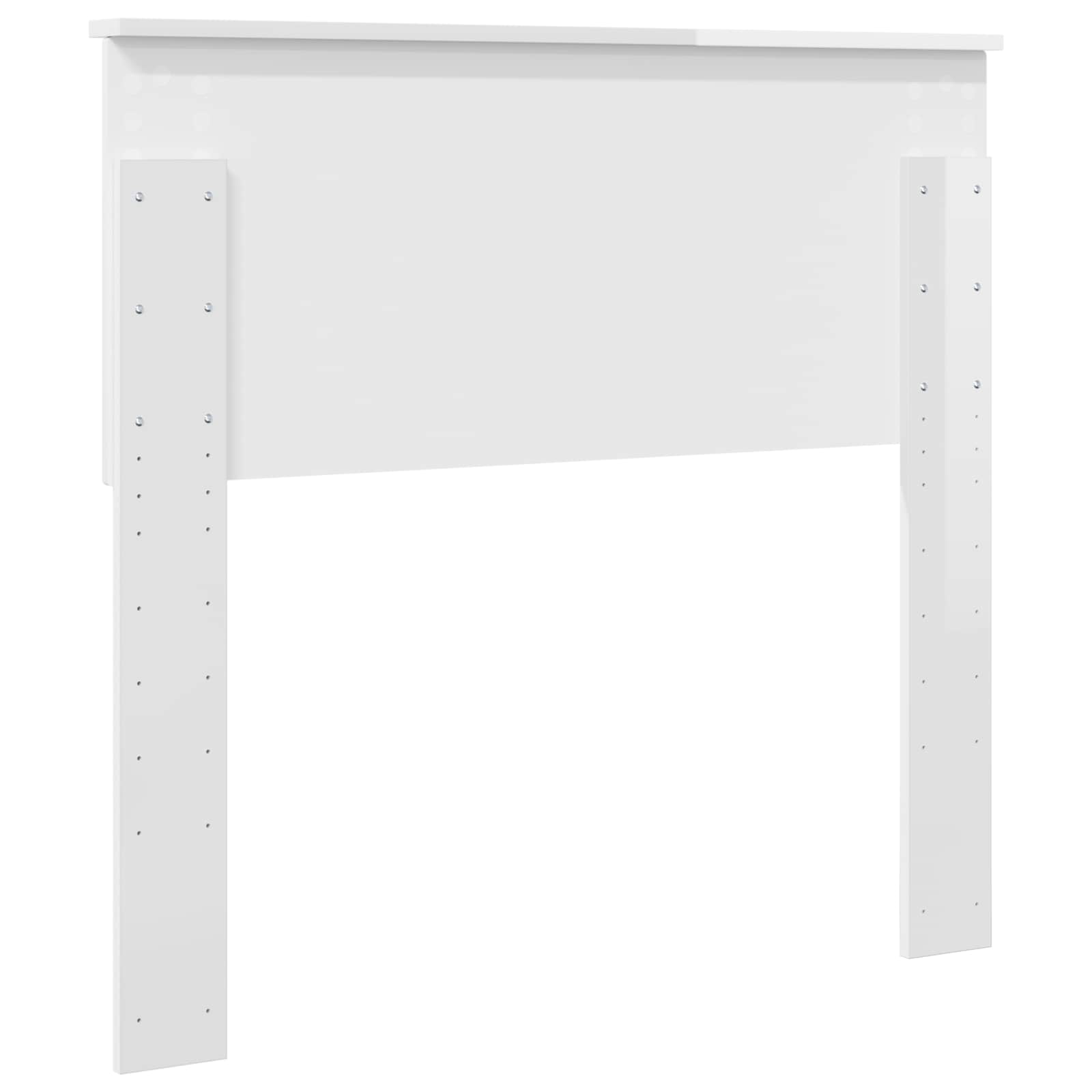 Tête de lit Blanc Brillant Bois d'ingénierie - XIOS