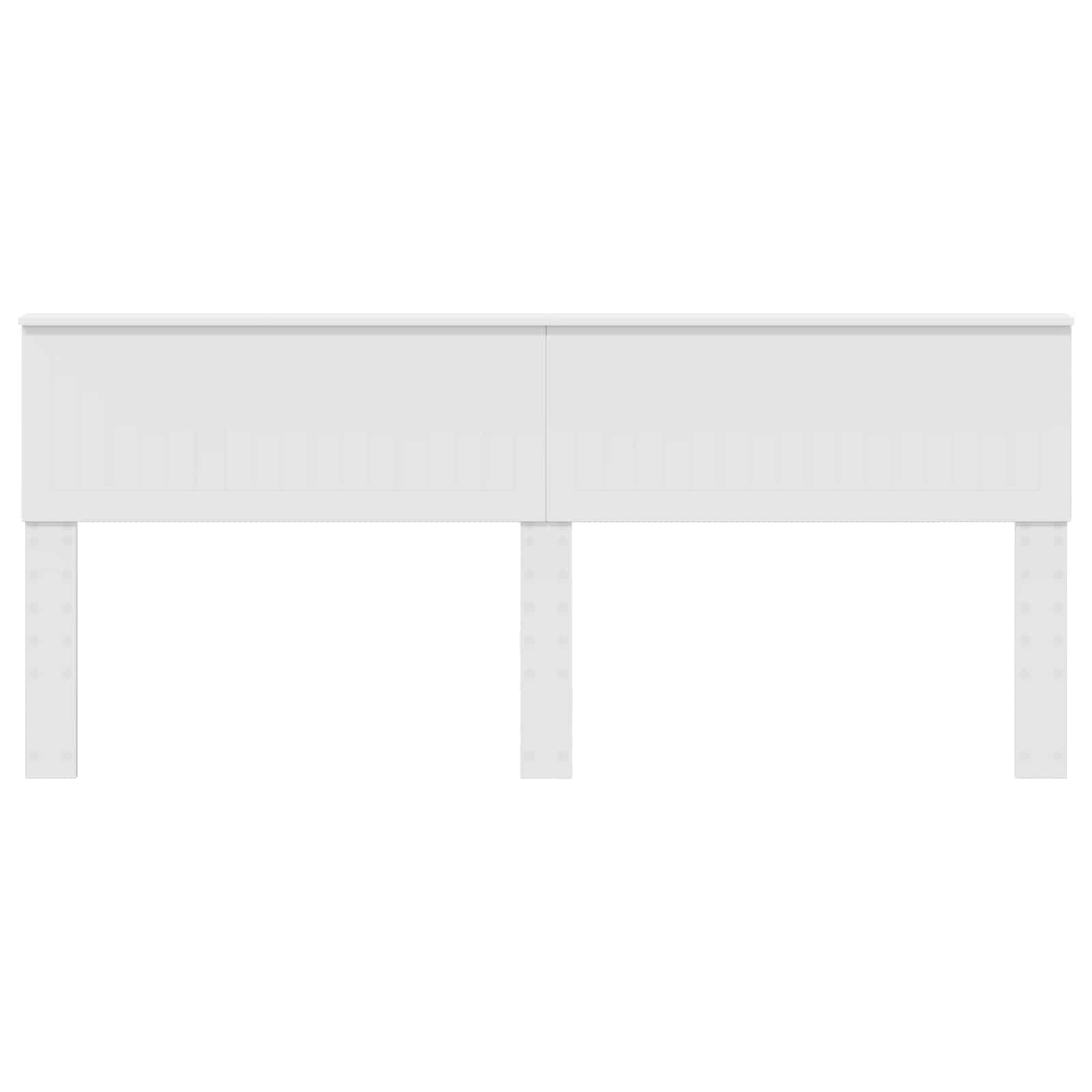 Tête de lit Blanc Brillant Bois d'ingénierie - XIOS