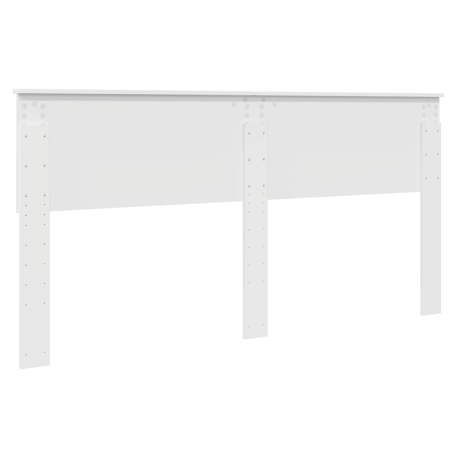 Tête de lit Blanc Brillant Bois d'ingénierie - XIOS
