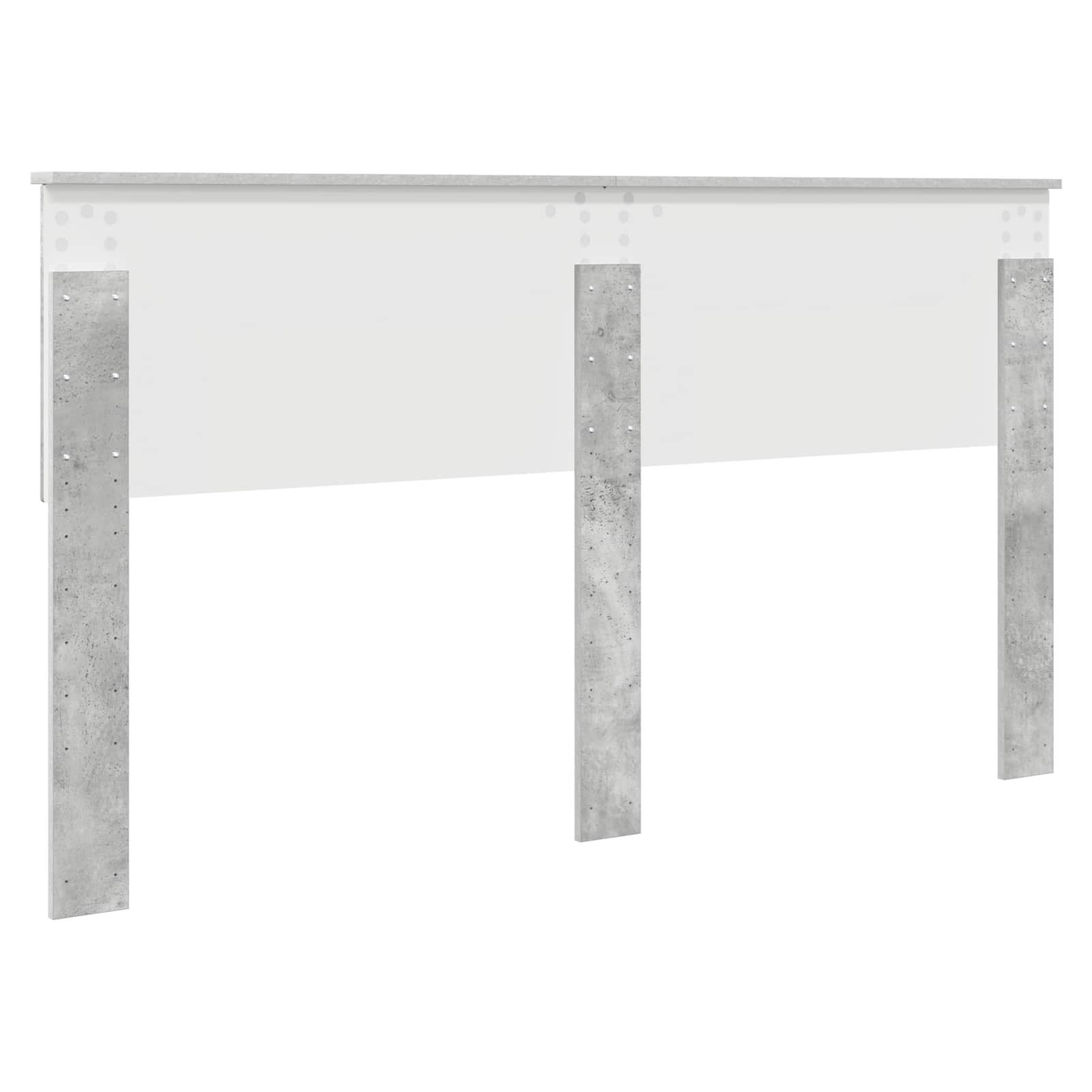 Tête de lit Gris béton Bois d'ingénierie - XIOS