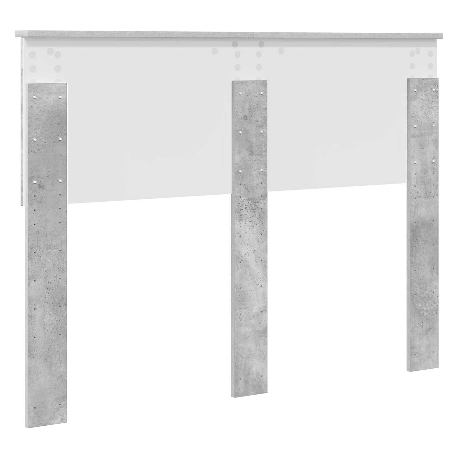 Tête de lit Gris béton Bois d'ingénierie - XIOS