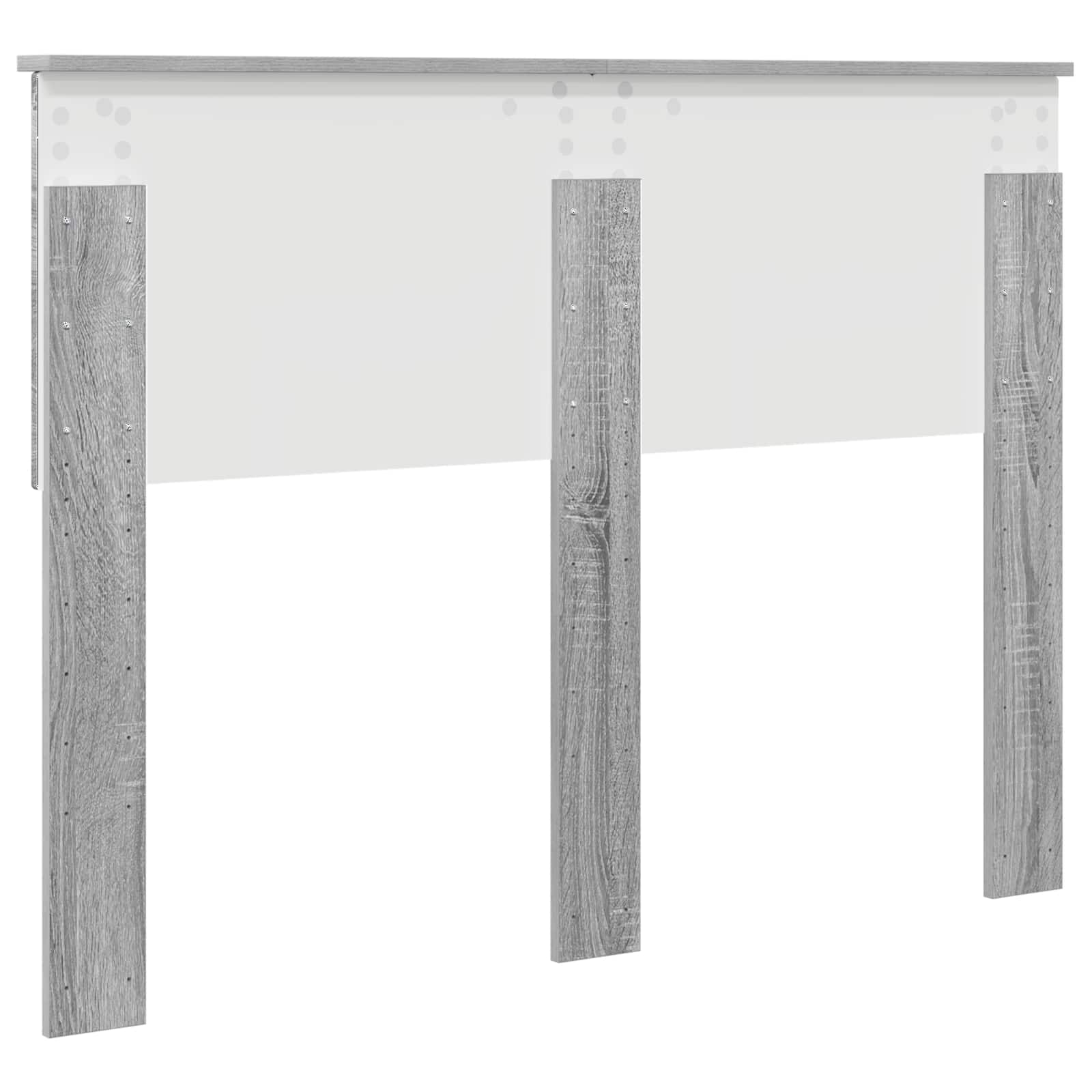 Tête de lit Gris Sonoma Bois d'ingénierie - XIOS