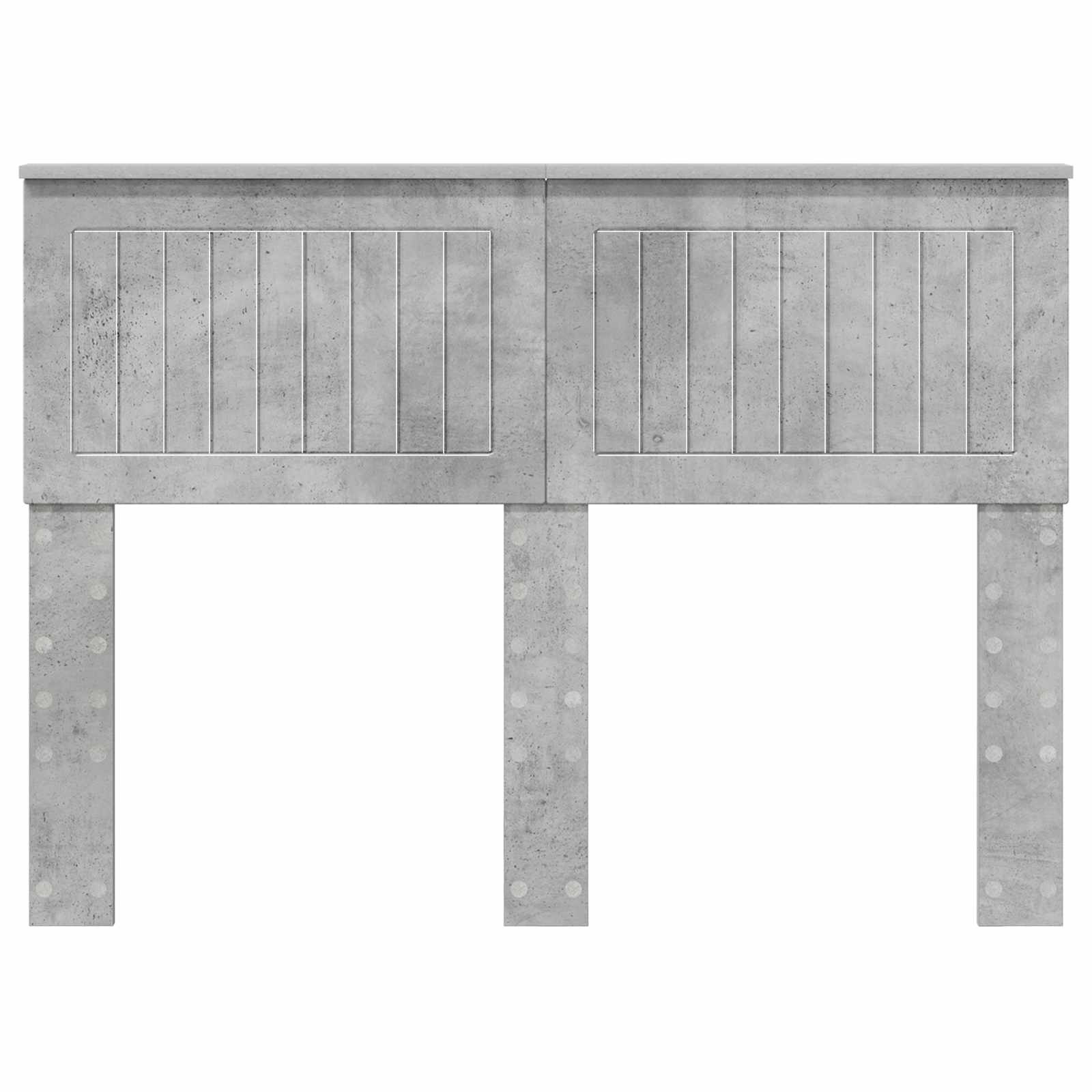 Tête de lit Gris béton Bois d'ingénierie - XIOS