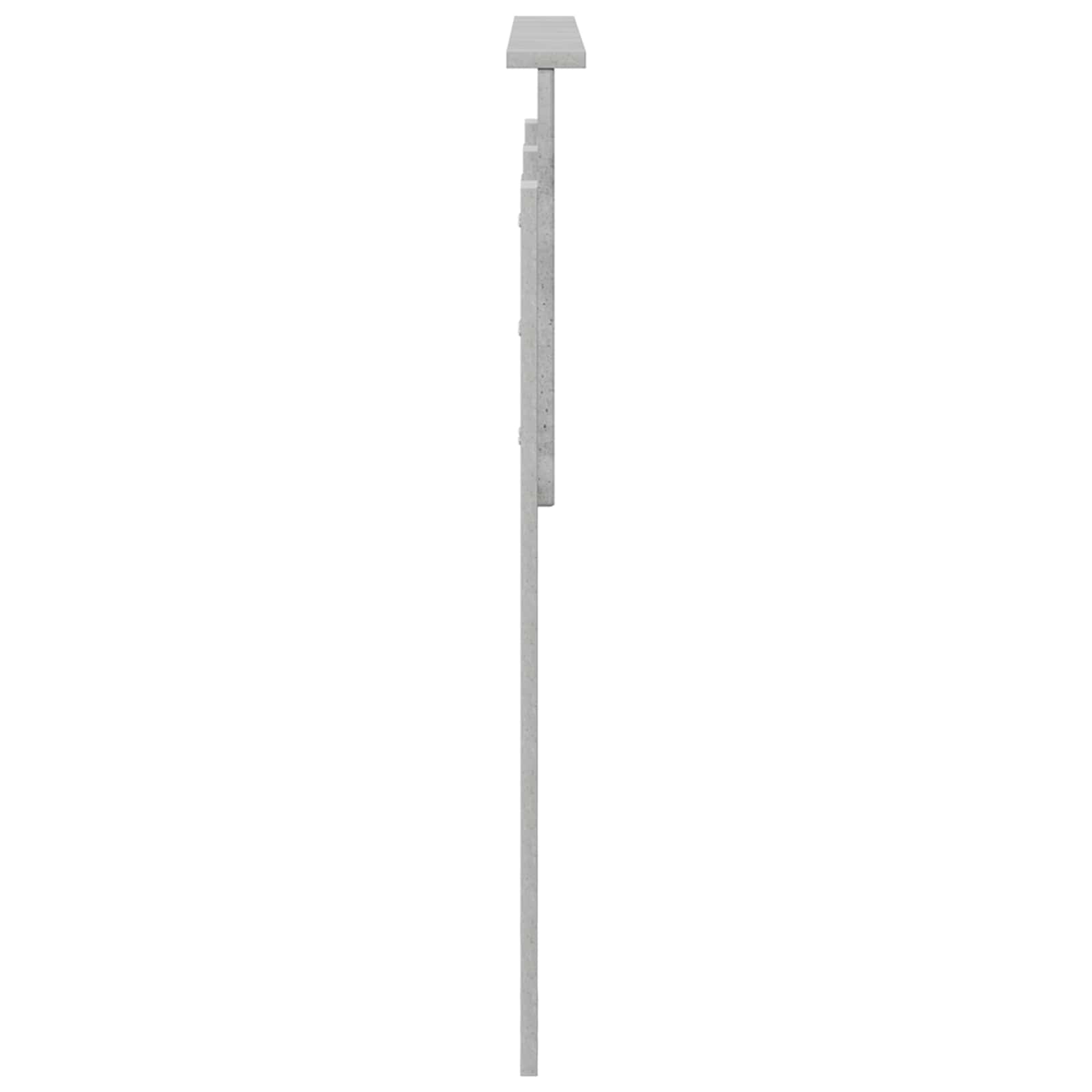 Tête de lit Gris béton Bois d'ingénierie - XIOS