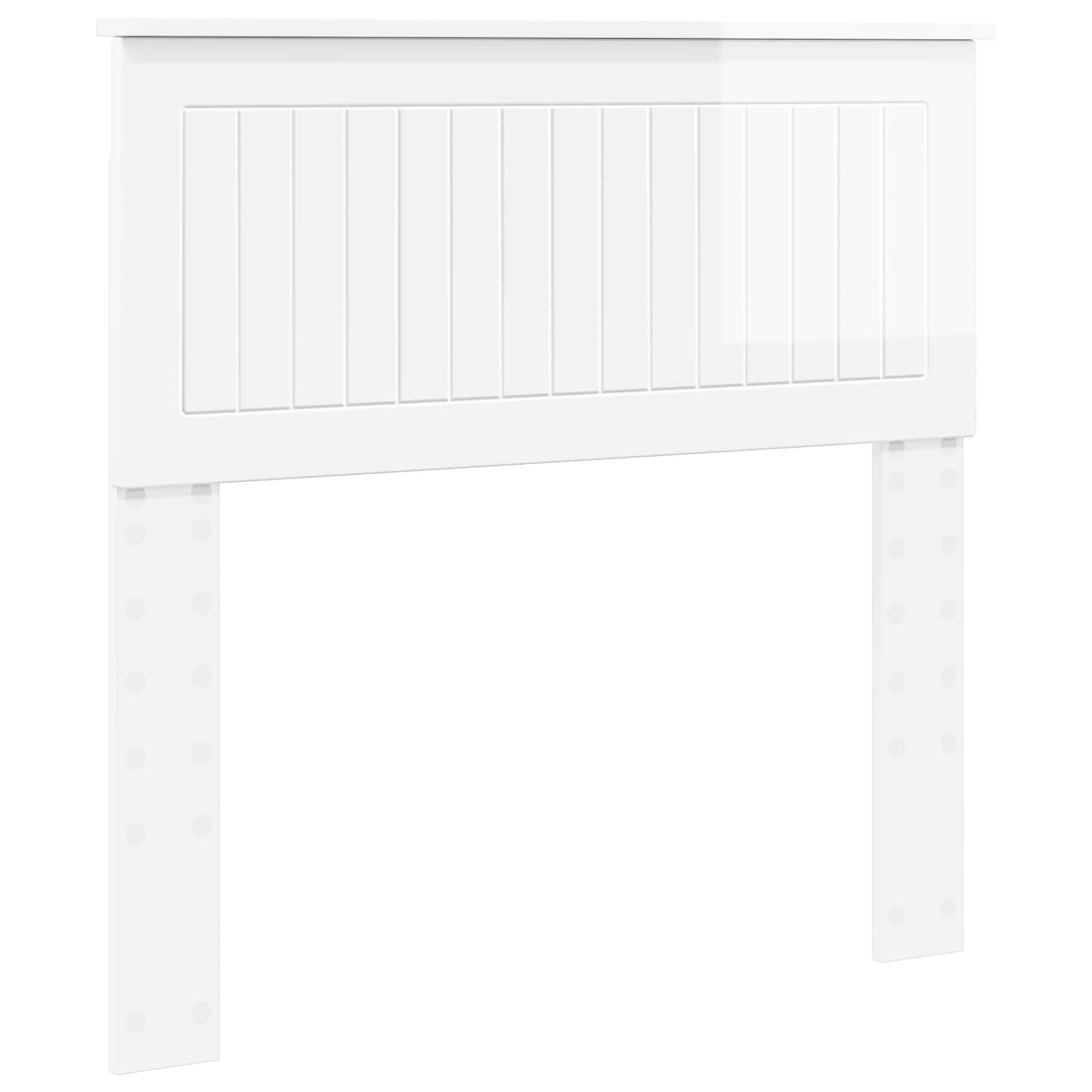 Tête de lit Blanc Brillant Bois d'ingénierie - XIOS
