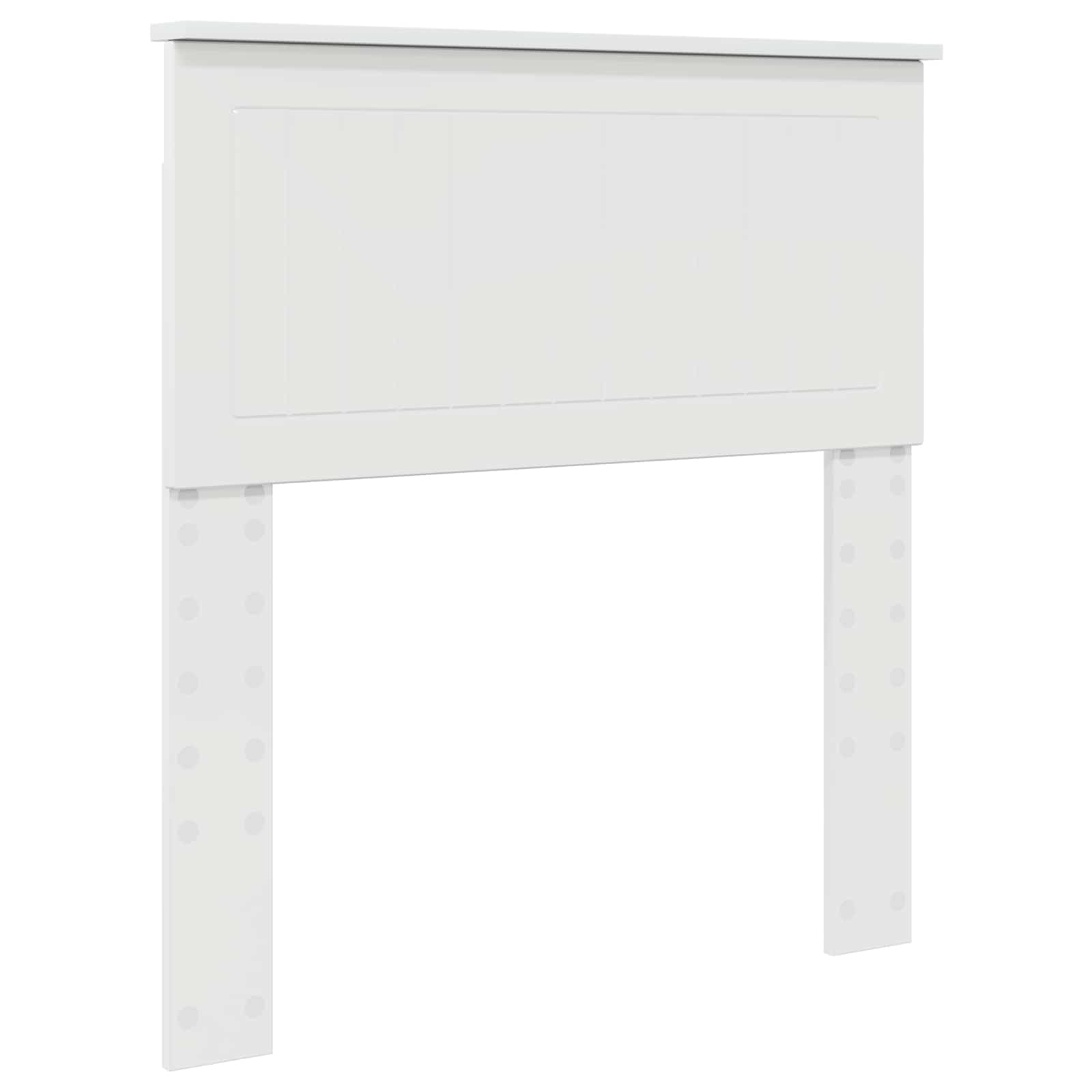 Tête de lit Blanc Brillant Bois d'ingénierie - XIOS