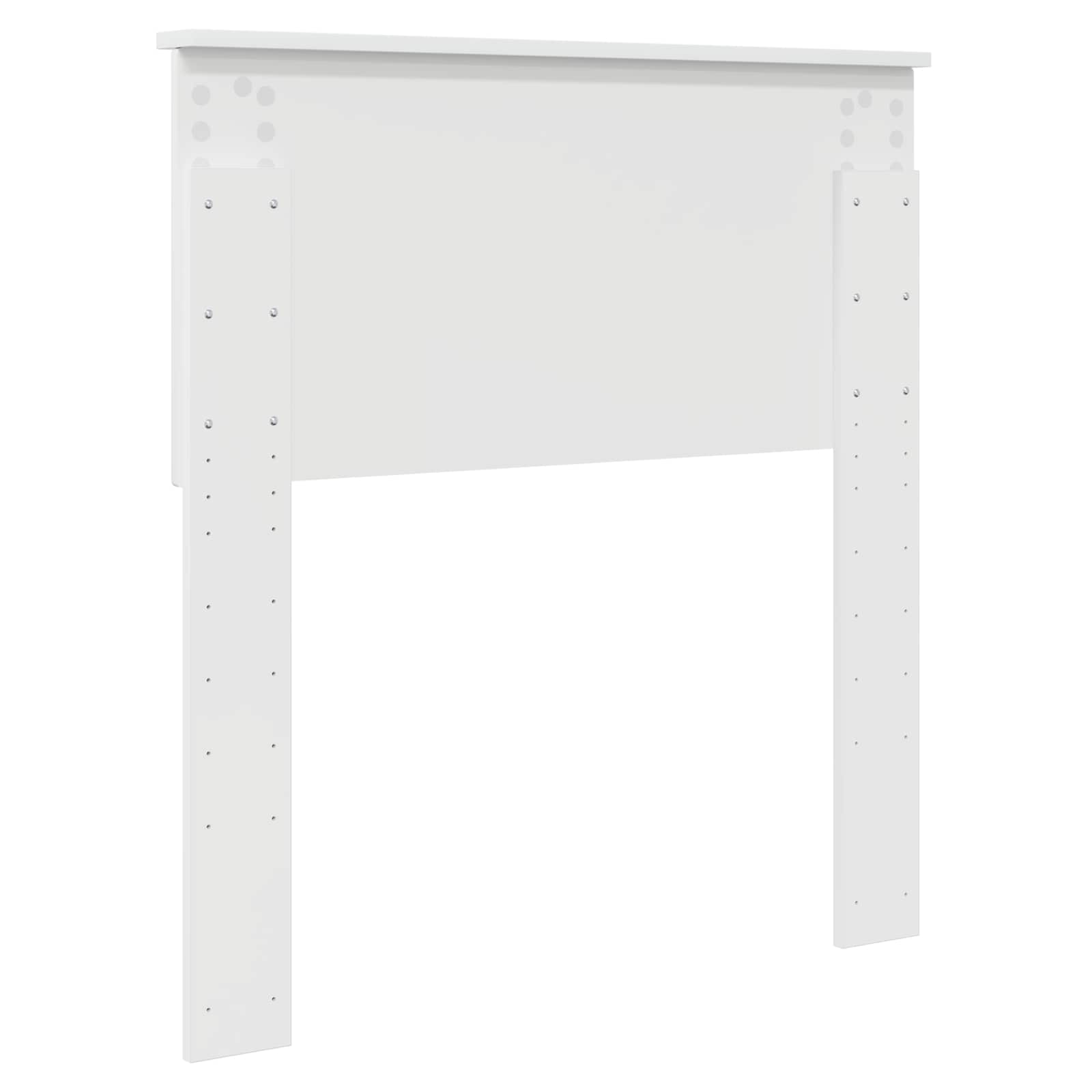 Tête de lit Blanc Brillant Bois d'ingénierie - XIOS