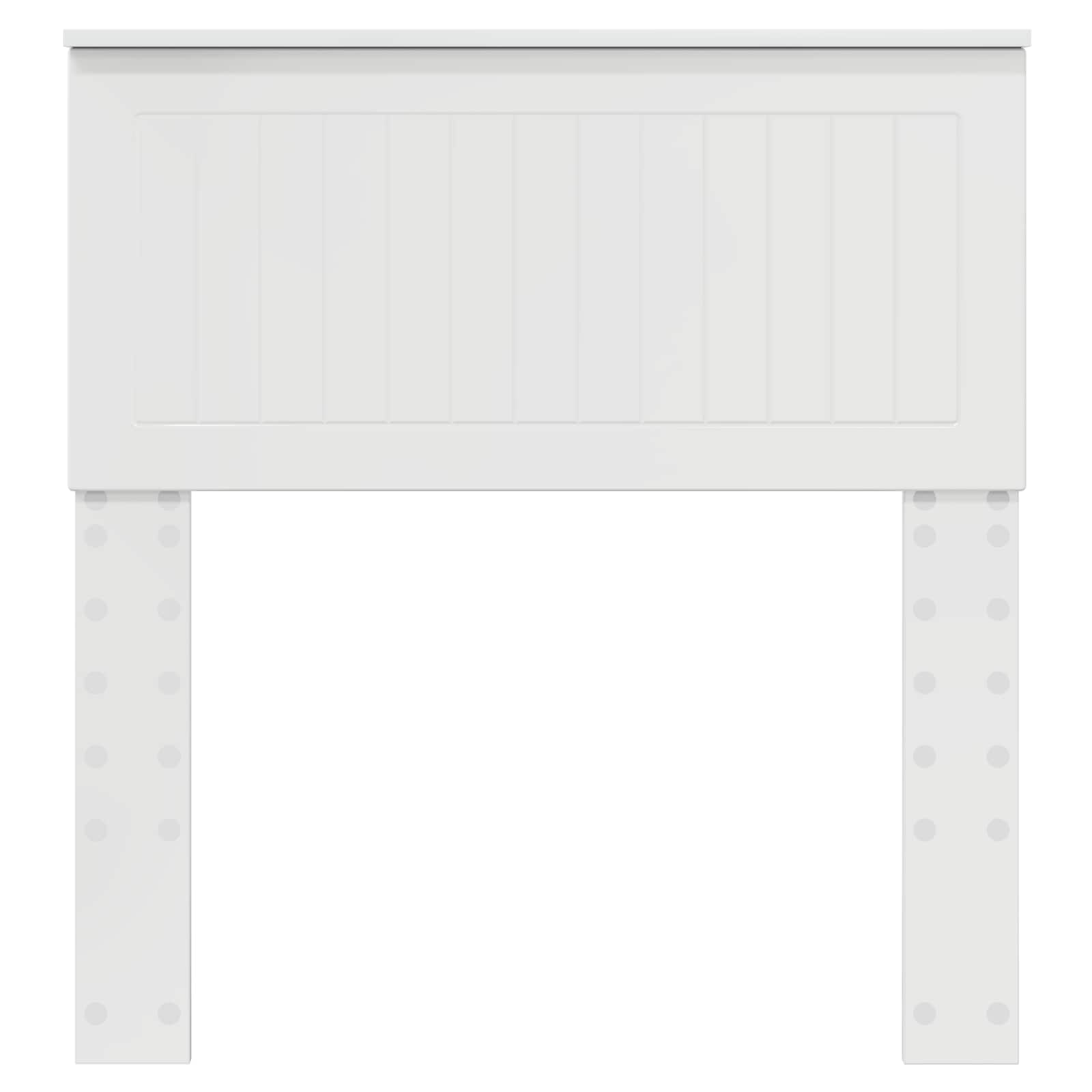 Tête de lit Blanc Brillant Bois d'ingénierie - XIOS