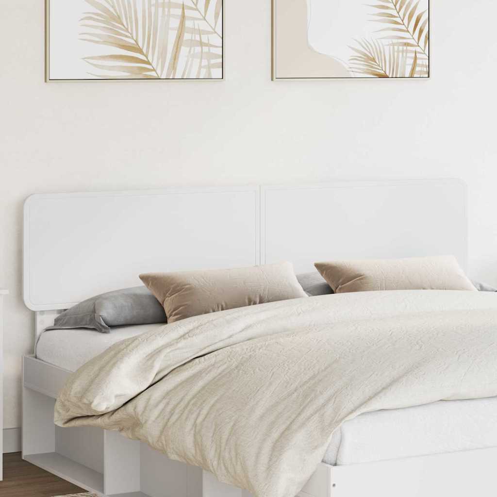 Tête de lit avec tête de lit Blanc 200 cm Bois d'ingénierie - XIOS