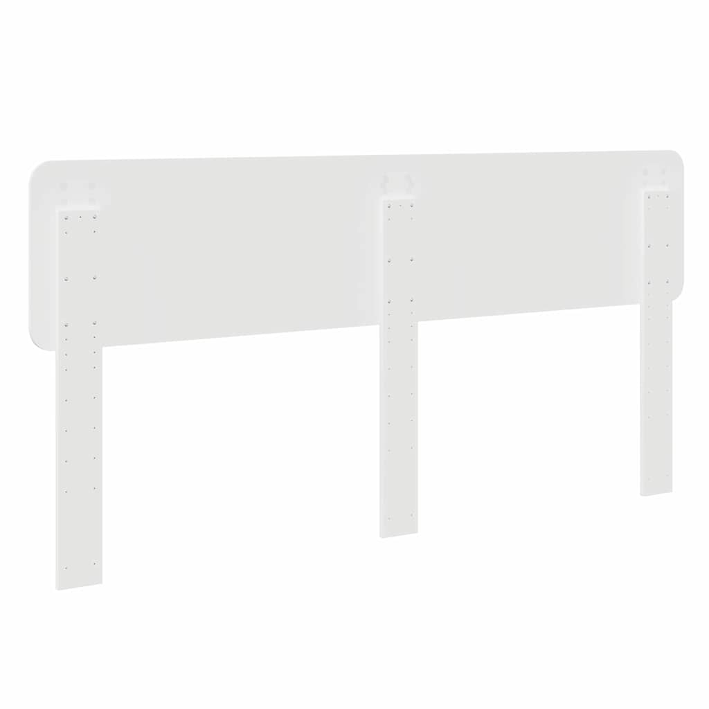 Tête de lit avec tête de lit Blanc 200 cm Bois d'ingénierie - XIOS