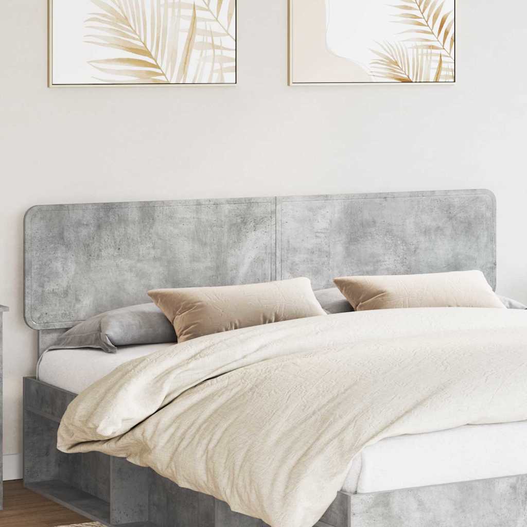 Tête de lit Gris béton 200 cm Bois d'ingénierie - XIOS
