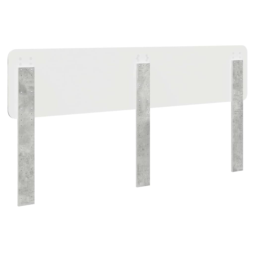 Tête de lit Gris béton 200 cm Bois d'ingénierie - XIOS