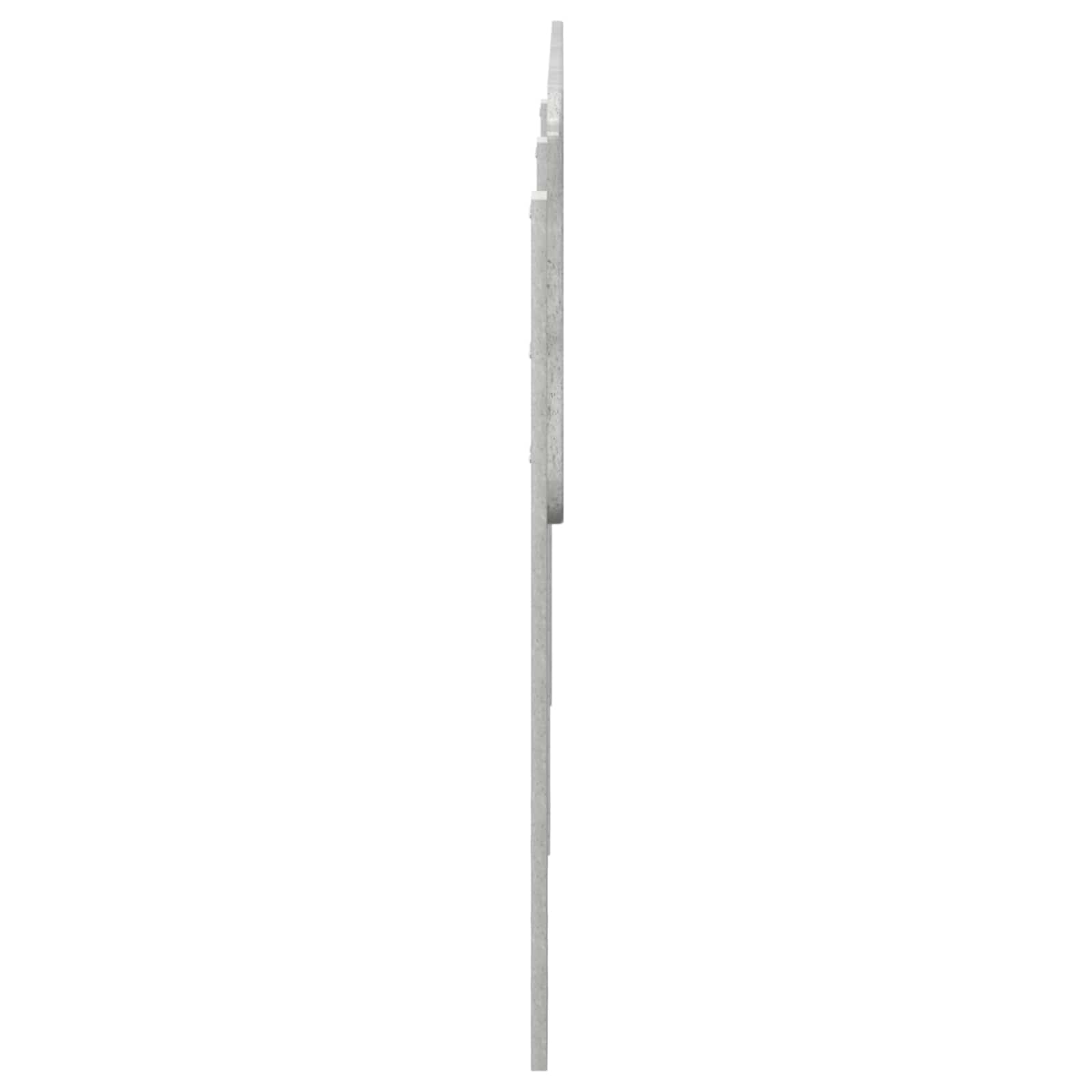 Tête de lit Gris béton Bois d'ingénierie - XIOS